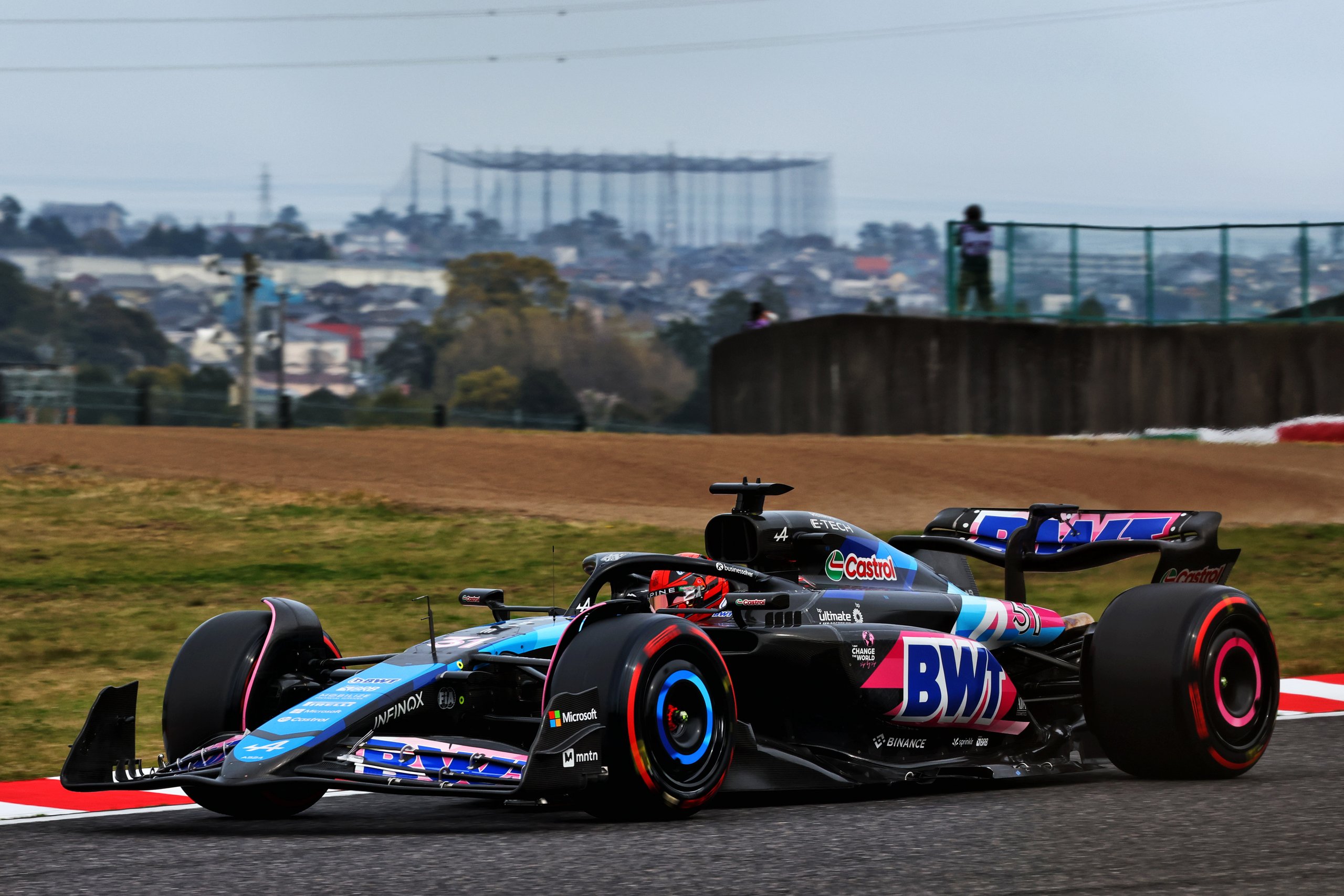 Alpine F1 Team A524 Esteban Ocon Pierre Gasly Grand Prix Japon Essais 2024