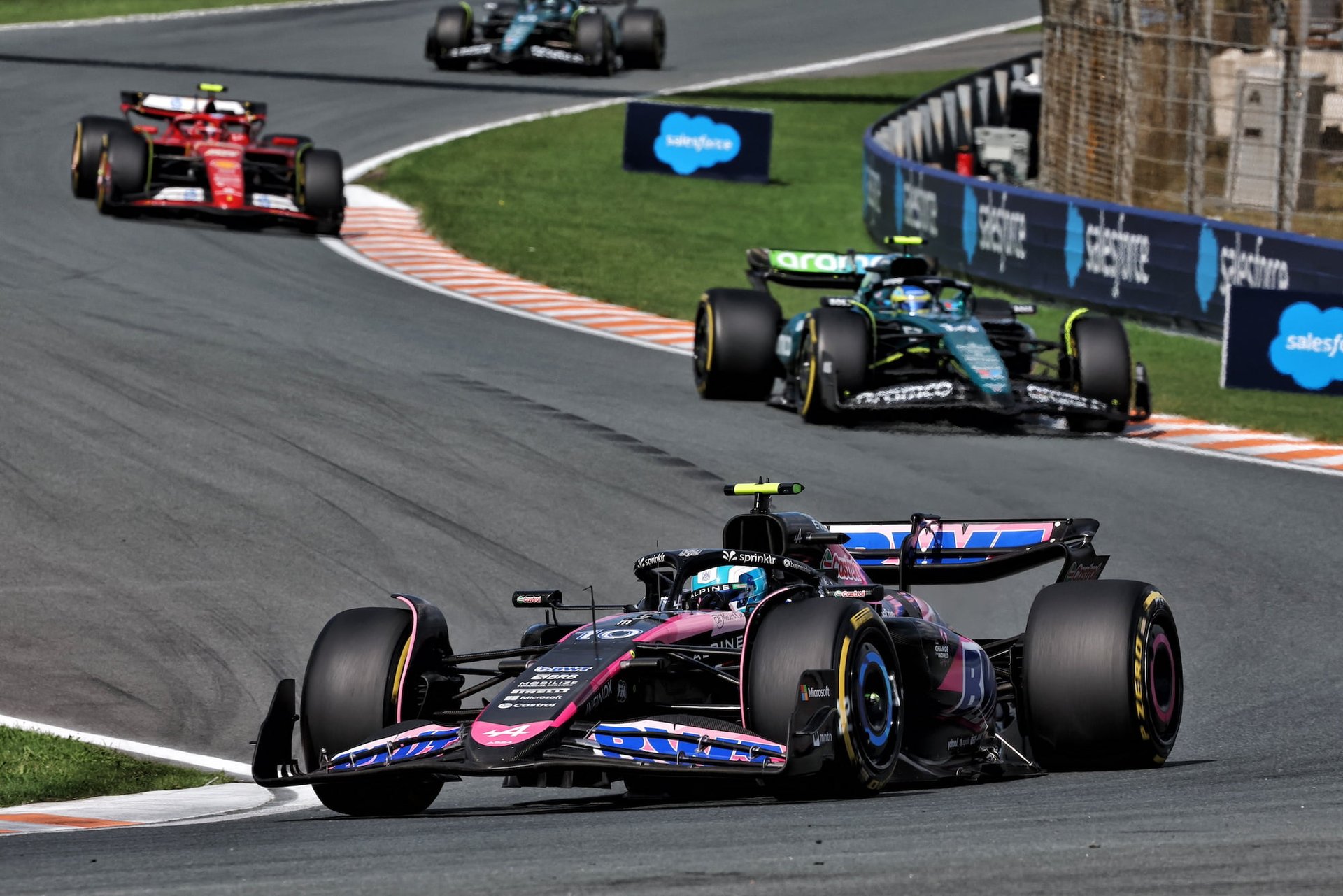 Alpine F1 Team A524 Esteban Ocon Pierre Gasly Grand Prix Des Pays-Bas Course 2024