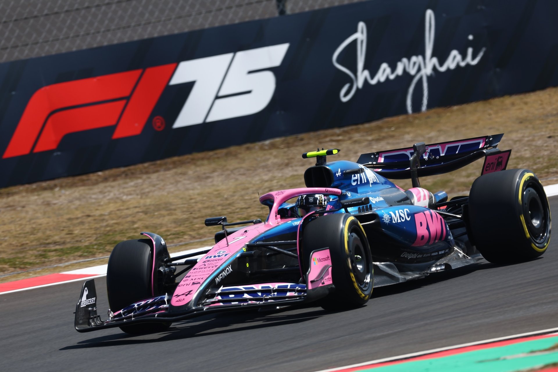 Bwt Alpine Formula One Team A525 Pierre Gasly Jack Doohan Chine Shanghai Chine Essai Qualifications Sprint 2025