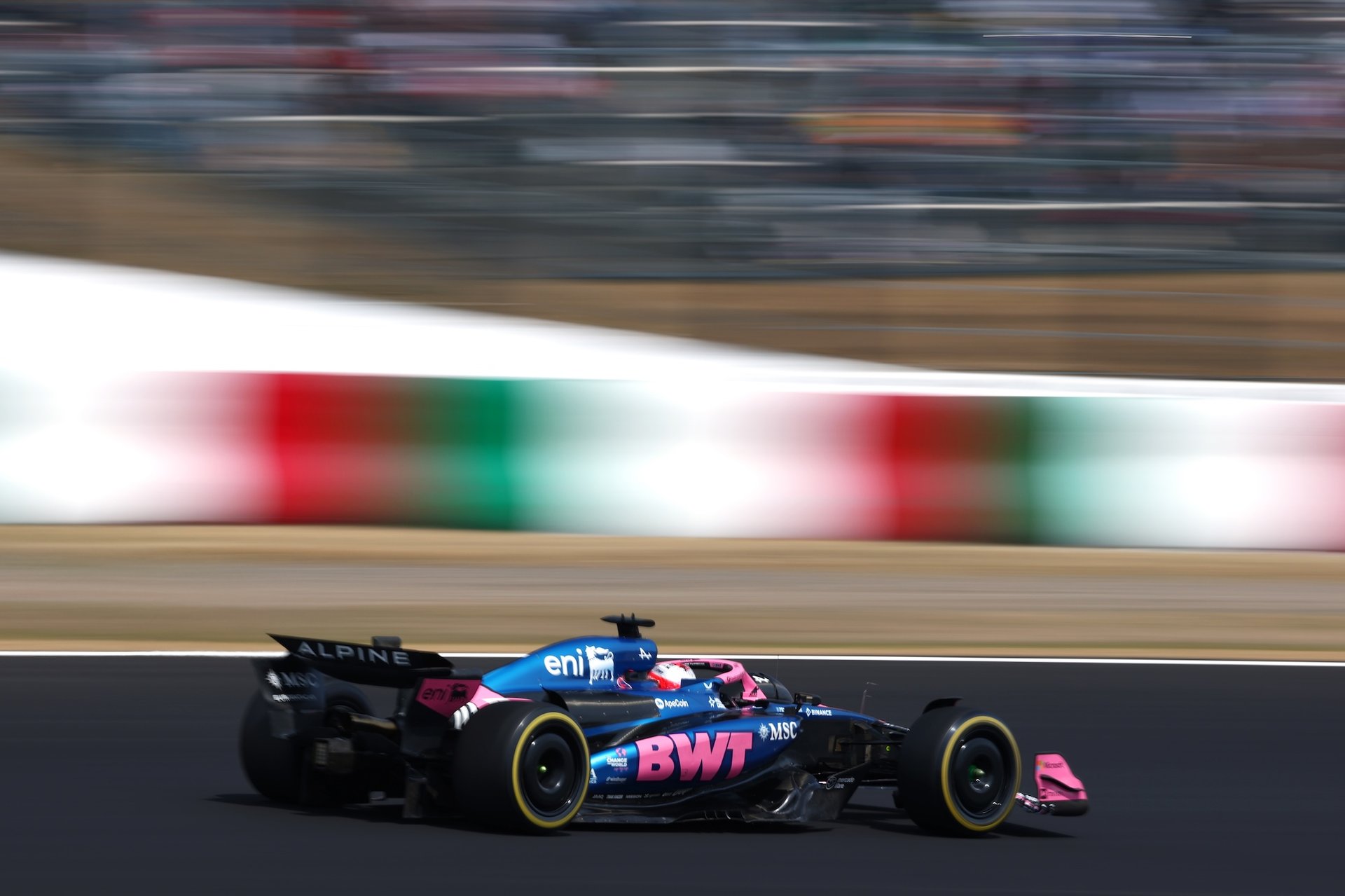 Bwt Alpine Formula One Team A525 Gasly Doohan Crash Hirakawa Grand Prix Suzuka Qualifications 2025