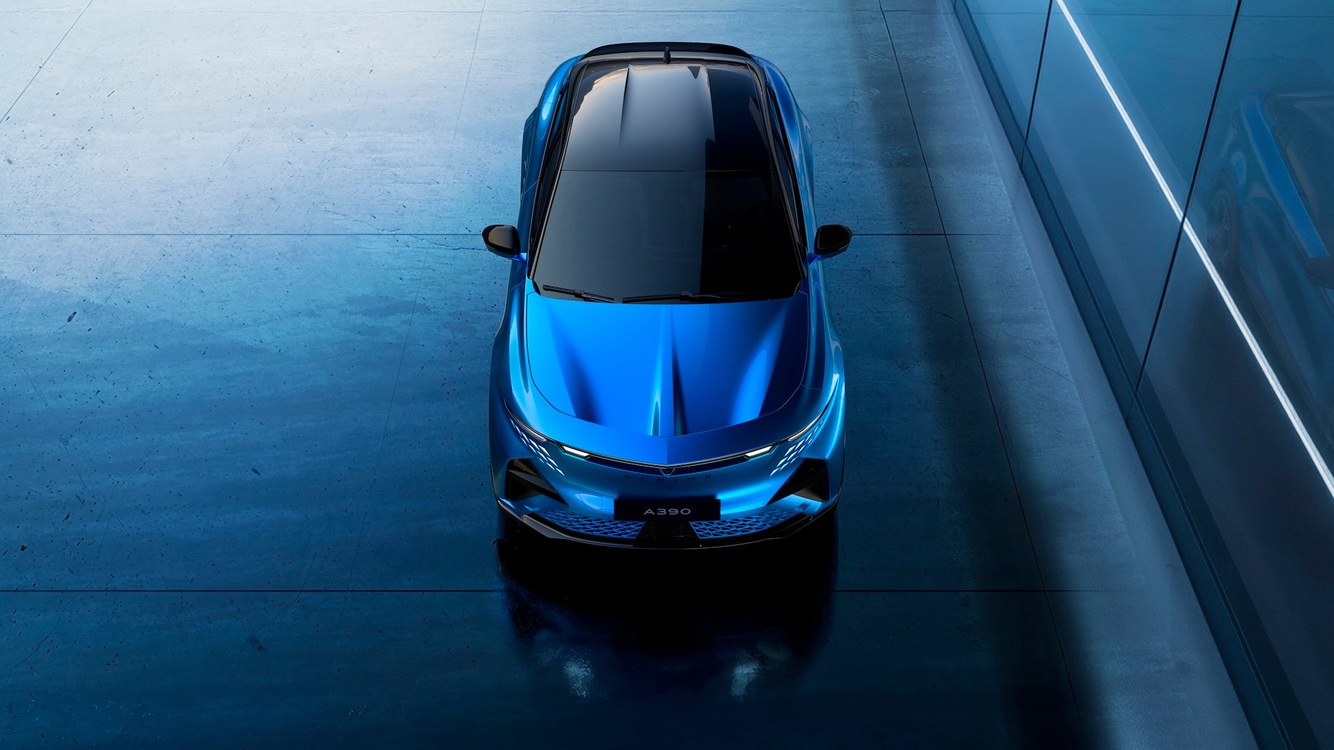 Alpine A390 Révélation 27 Mai 2025 Dieppe World Premiere Vue Extérieure Fastback Électrique
