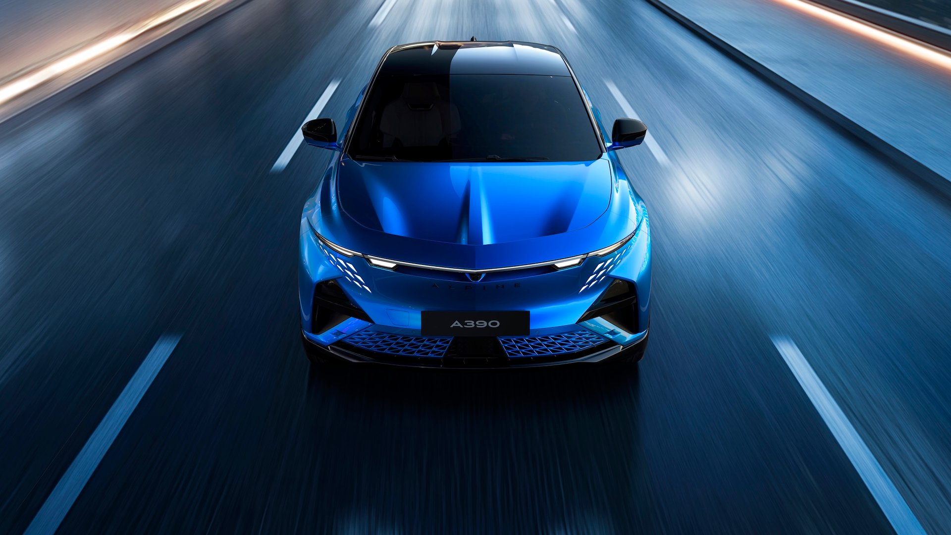 Alpine A390 Révélation 27 Mai 2025 Dieppe World Premiere Vue Extérieure Fastback Électrique