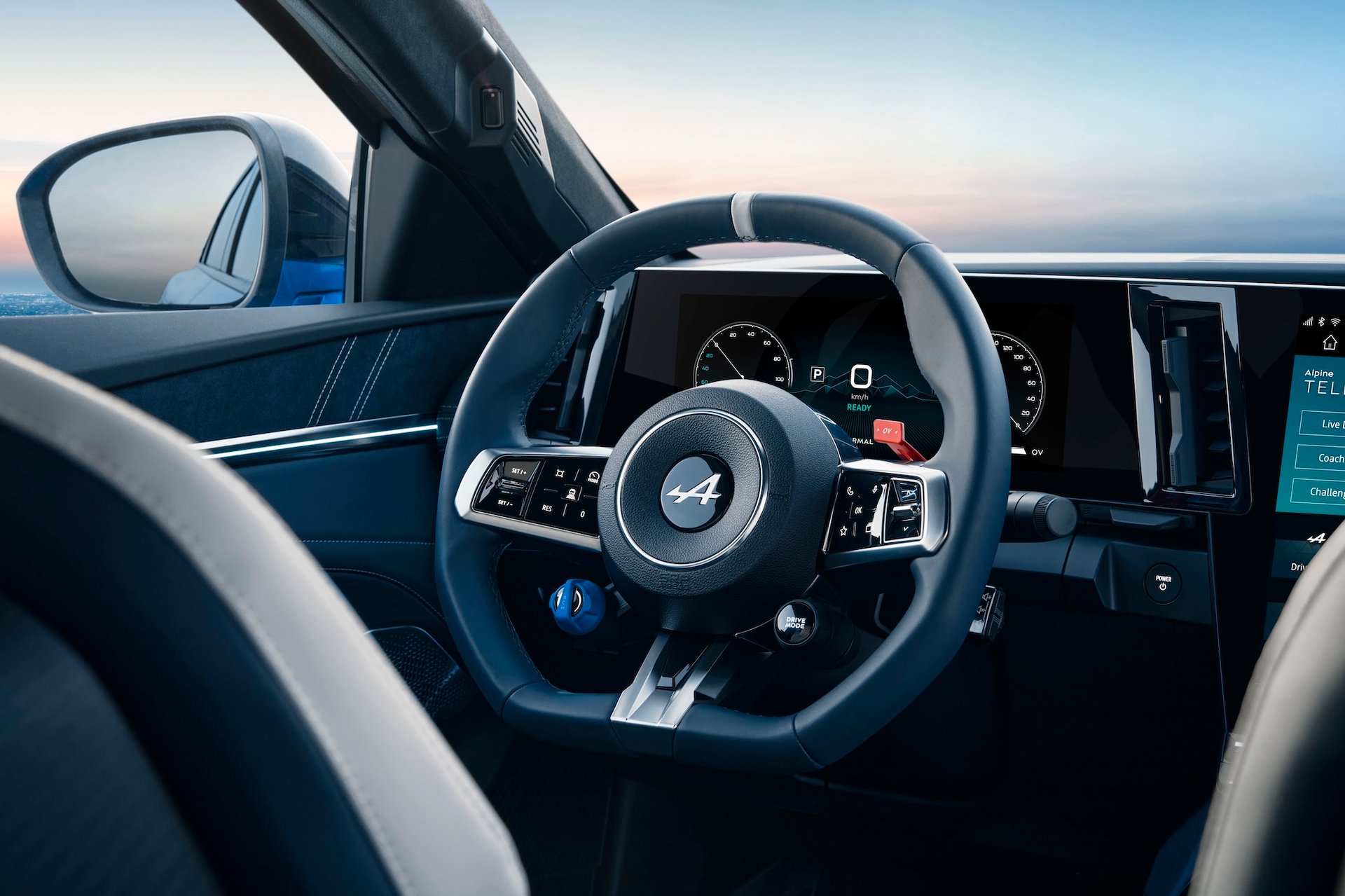 Alpine A390 Révélation 27 Mai 2025 Dieppe World Premiere Intérieur Fastback Électrique