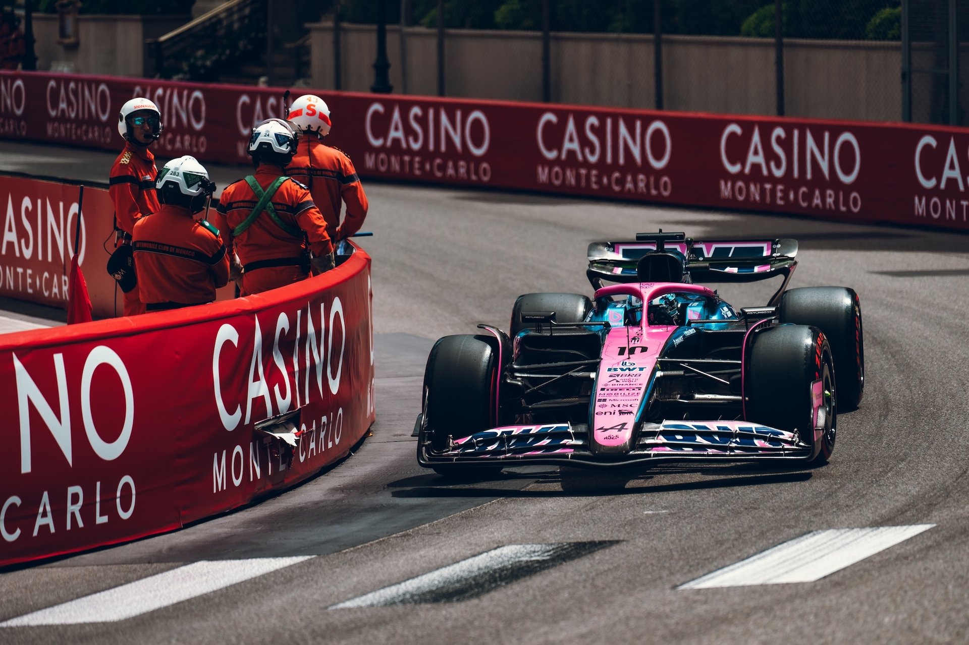 Bwt Alpine Formula One Team : Monaco Tourne Au Cauchemar Dans Les Rues De La Principauté 2025 5 Bwt Alpine Formula One Team - Grand Prix De Monaco Formule 1 2025, Vendredi Alpine A525 Essais Gasly Colapinto -