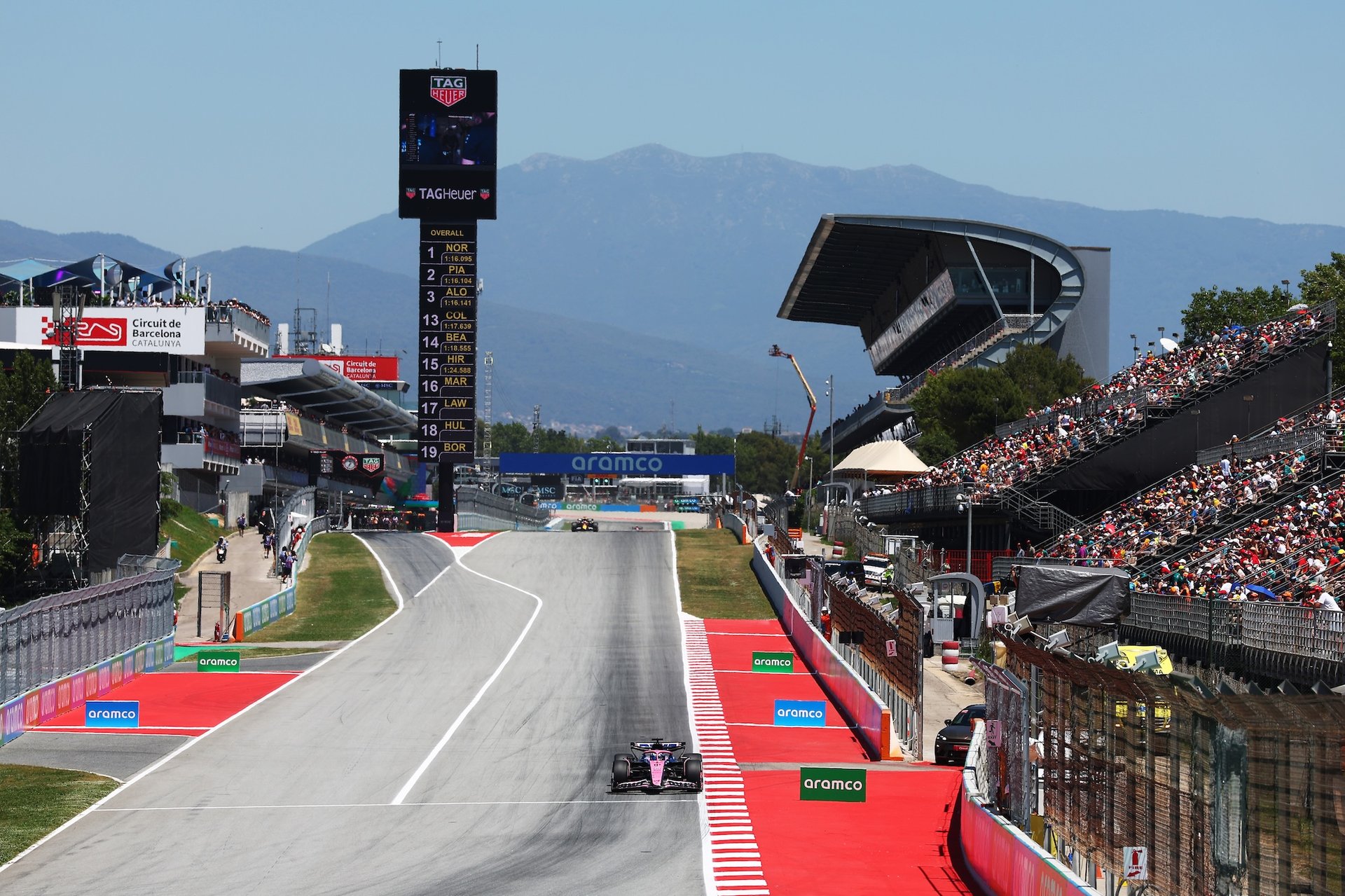 Bwt Alpine Formula One Team Pierre Gasly Franco Colapinto Grand Prix Espagne Essais Vendredi Alpine A525