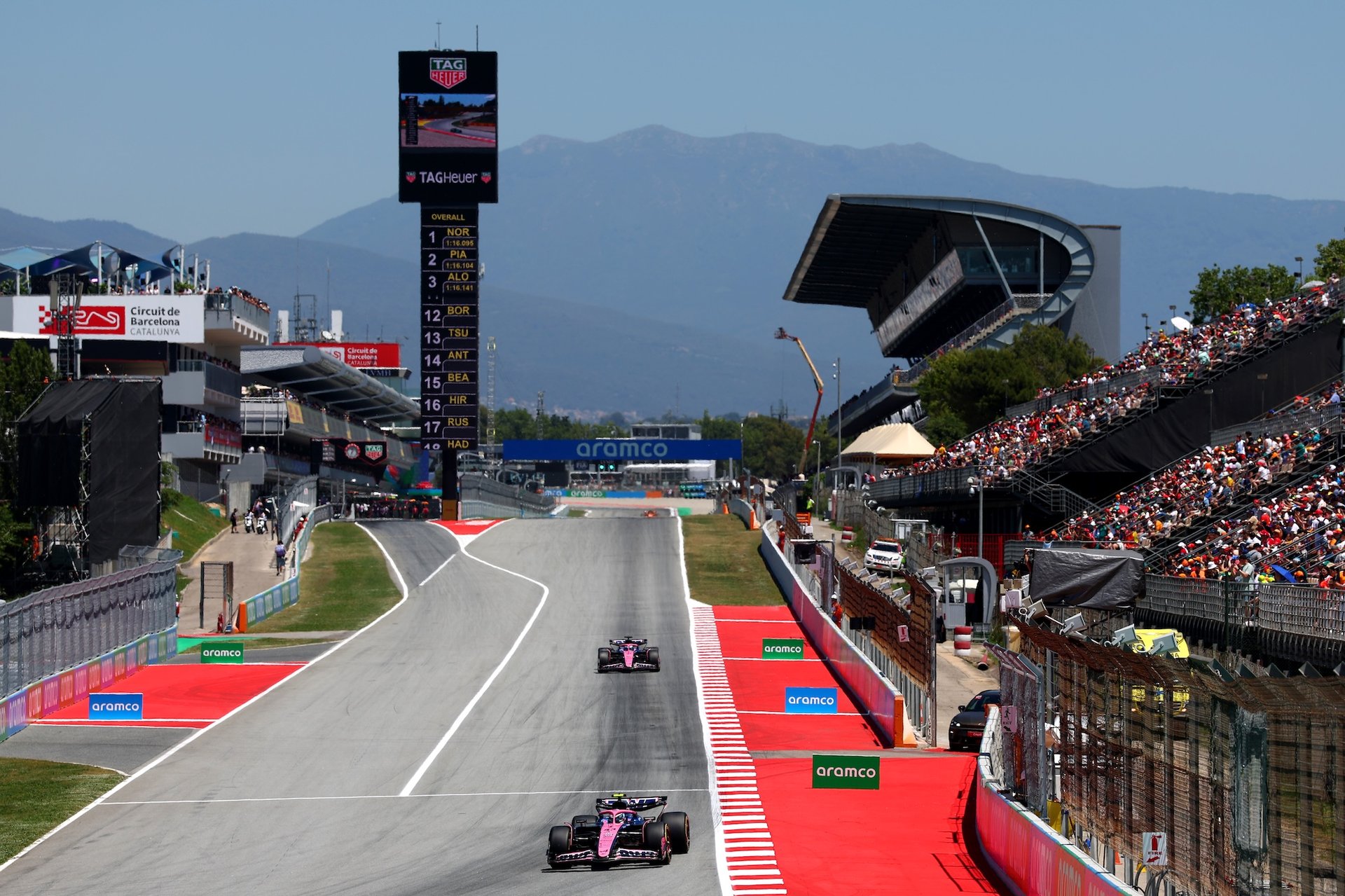 Bwt Alpine Formula One Team Pierre Gasly Franco Colapinto Grand Prix Espagne Essais Vendredi Alpine A525