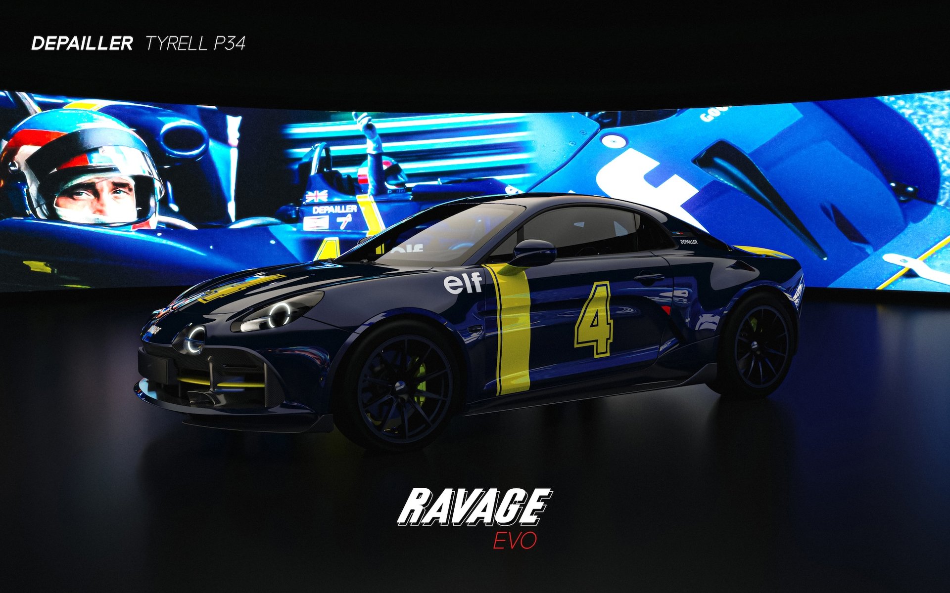Ravage Groupe 4 Evo Depailler Tyrell - P34 Alpine A110 2025