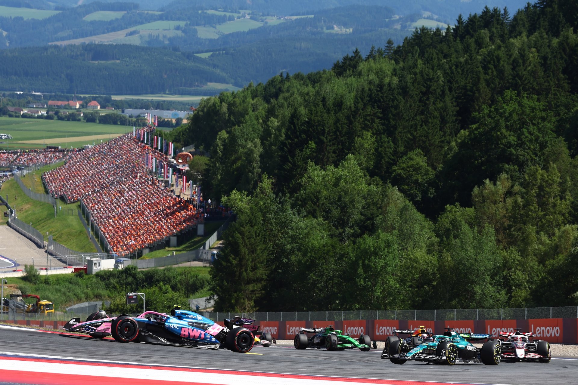 Bwt Alpine Formula One Team Pierre Gasly Franco Colapinto Grand Prix Autriche Course Alpine A525