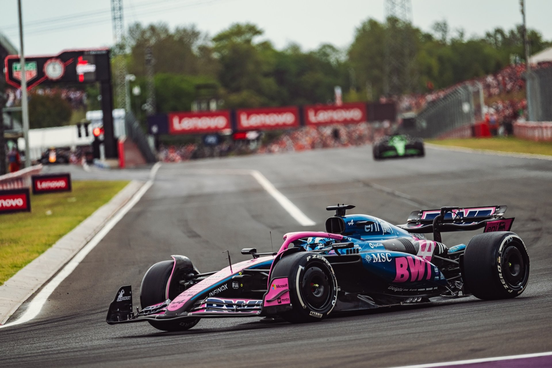 Bwt Alpine Formula One Team Pierre Gasly Franco Colapinto A525 Hongrie Course 2025 F1