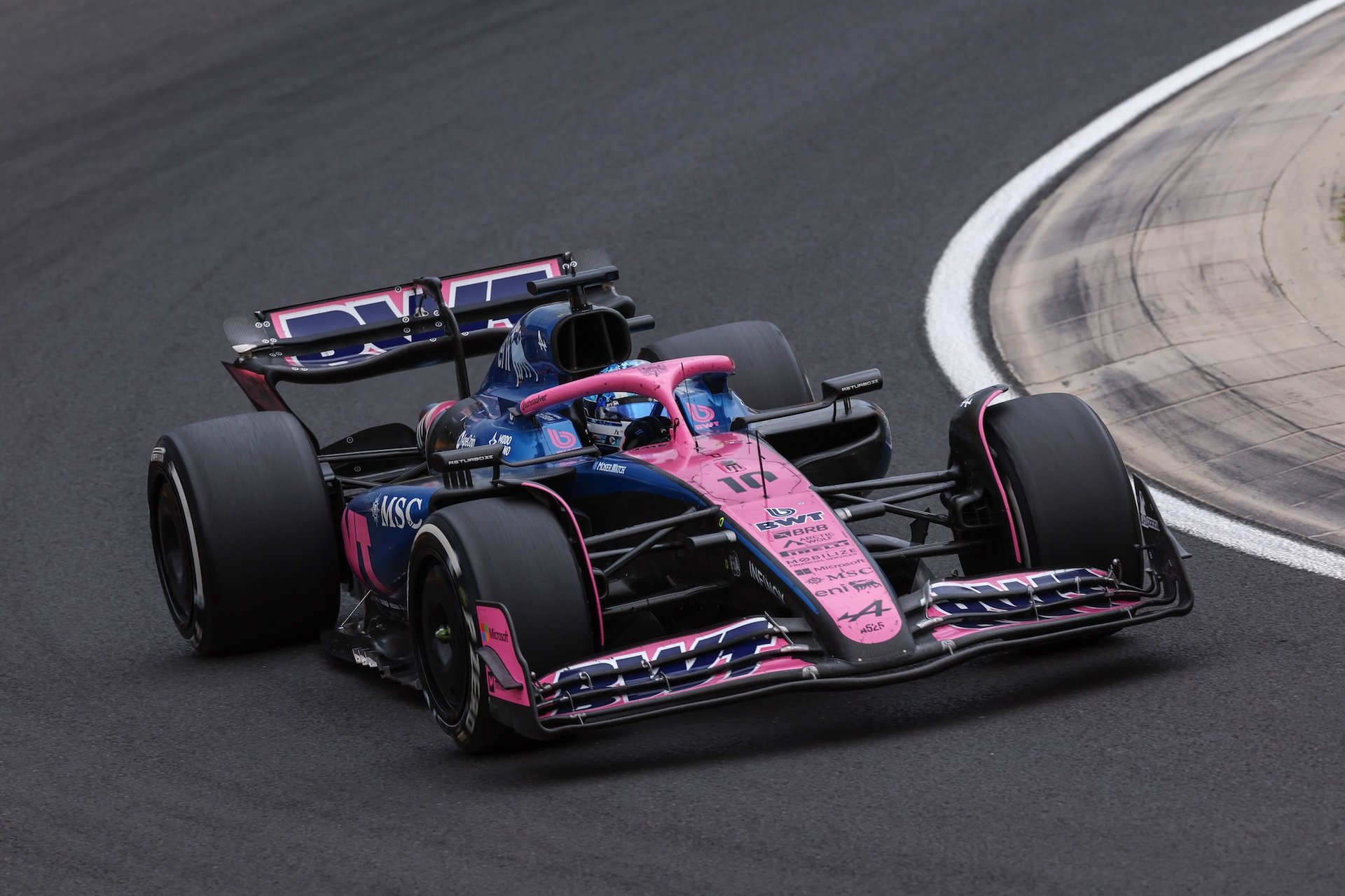 Bwt Alpine Formula One Team Pierre Gasly Franco Colapinto A525 Hongrie Course 2025 F1