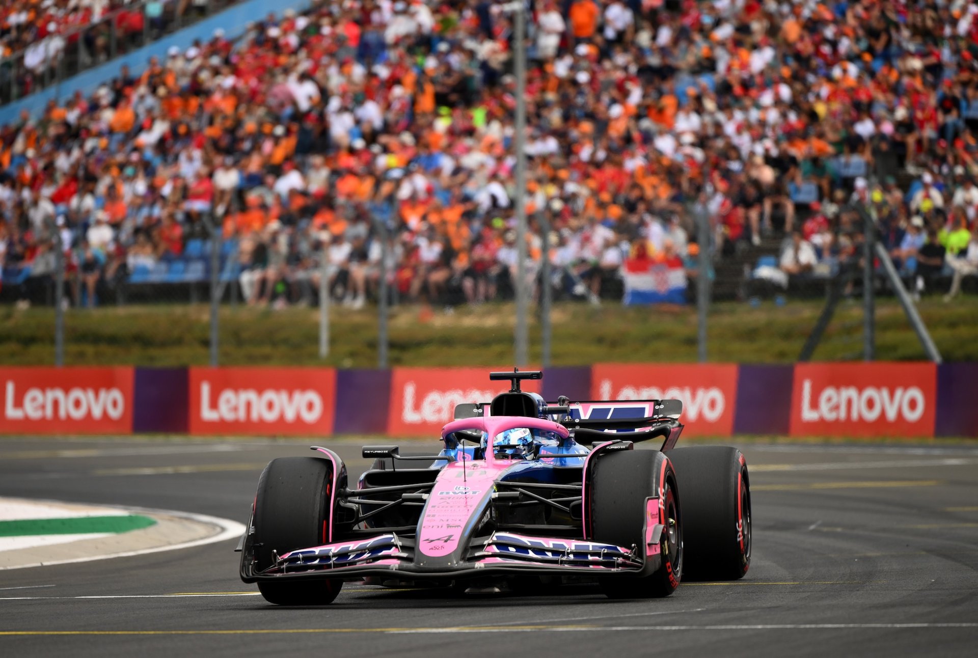 Bwt Alpine Formula One Team Pierre Gasly Franco Colapinto A525 Hongrie Course 2025 F1
