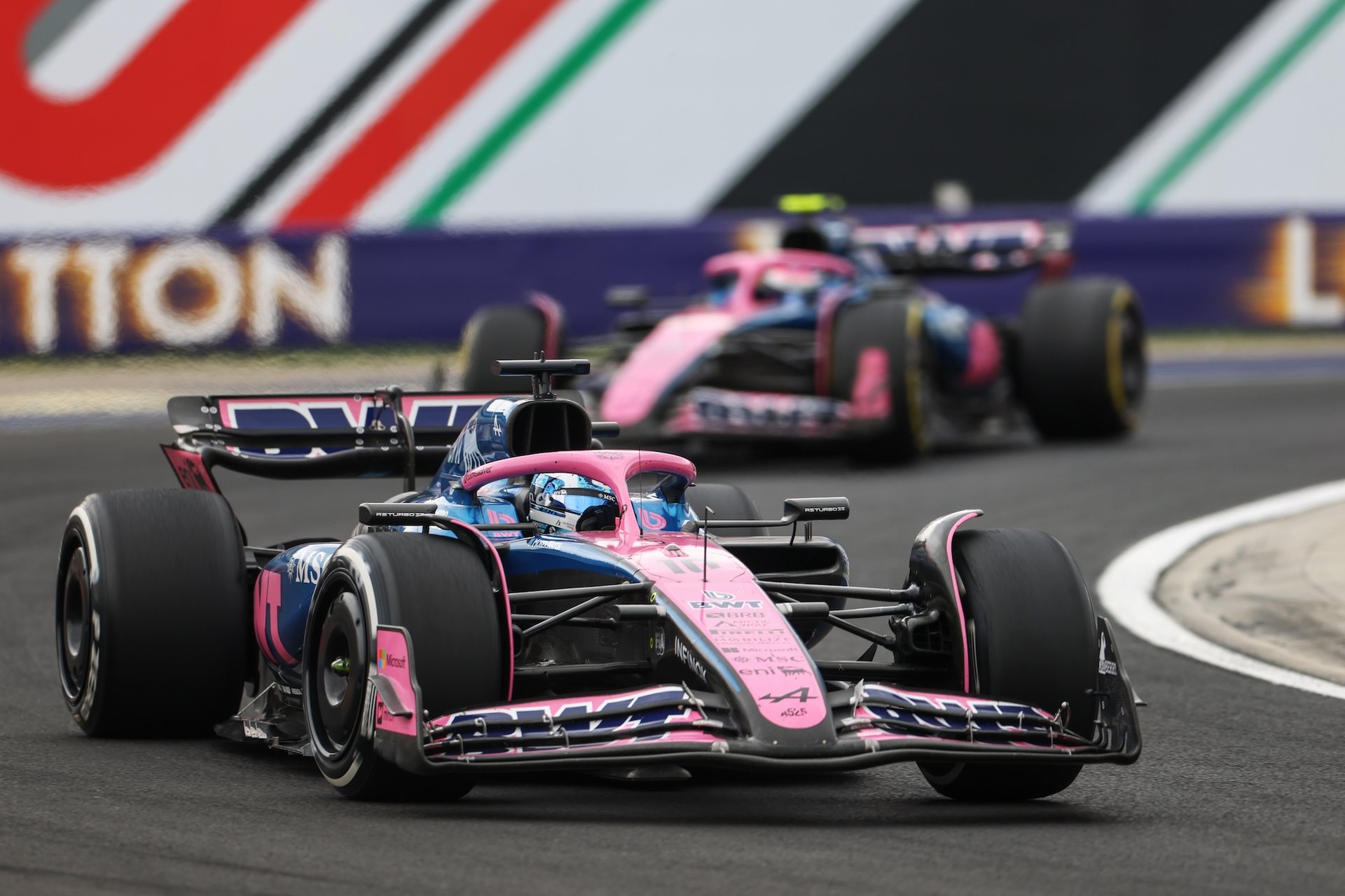 Bwt Alpine Formula One Team Pierre Gasly Franco Colapinto A525 Hongrie Course 2025 F1