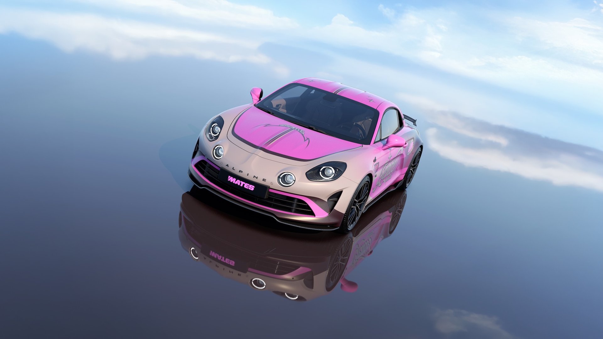 Alpine A110 X Gentle Mates : L’esport De Squeezie, Gotaga Et Brawks S’invite Sur La Berlinette 3 Alpine_A110_Gts_X_Gentlemates_Gpexplorer3_Squeezie_Gotaga_Brawks_Nikof_Ana_Kaatsup_2025 - 1