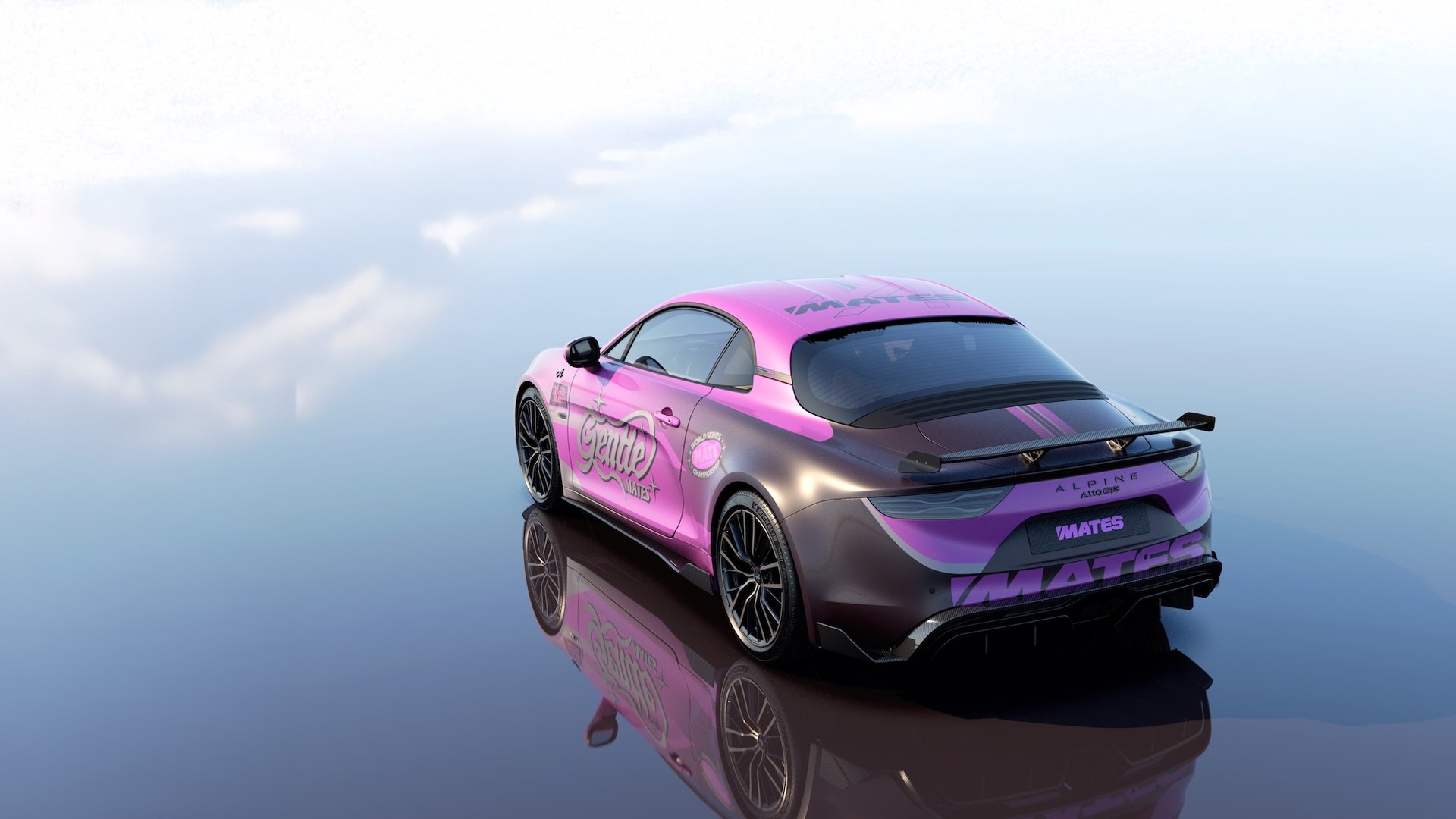 Alpine A110 X Gentle Mates : L’esport De Squeezie, Gotaga Et Brawks S’invite Sur La Berlinette 5 Alpine_A110_Gts_X_Gentlemates_Gpexplorer3_Squeezie_Gotaga_Brawks_Nikof_Ana_Kaatsup_2025 - 1