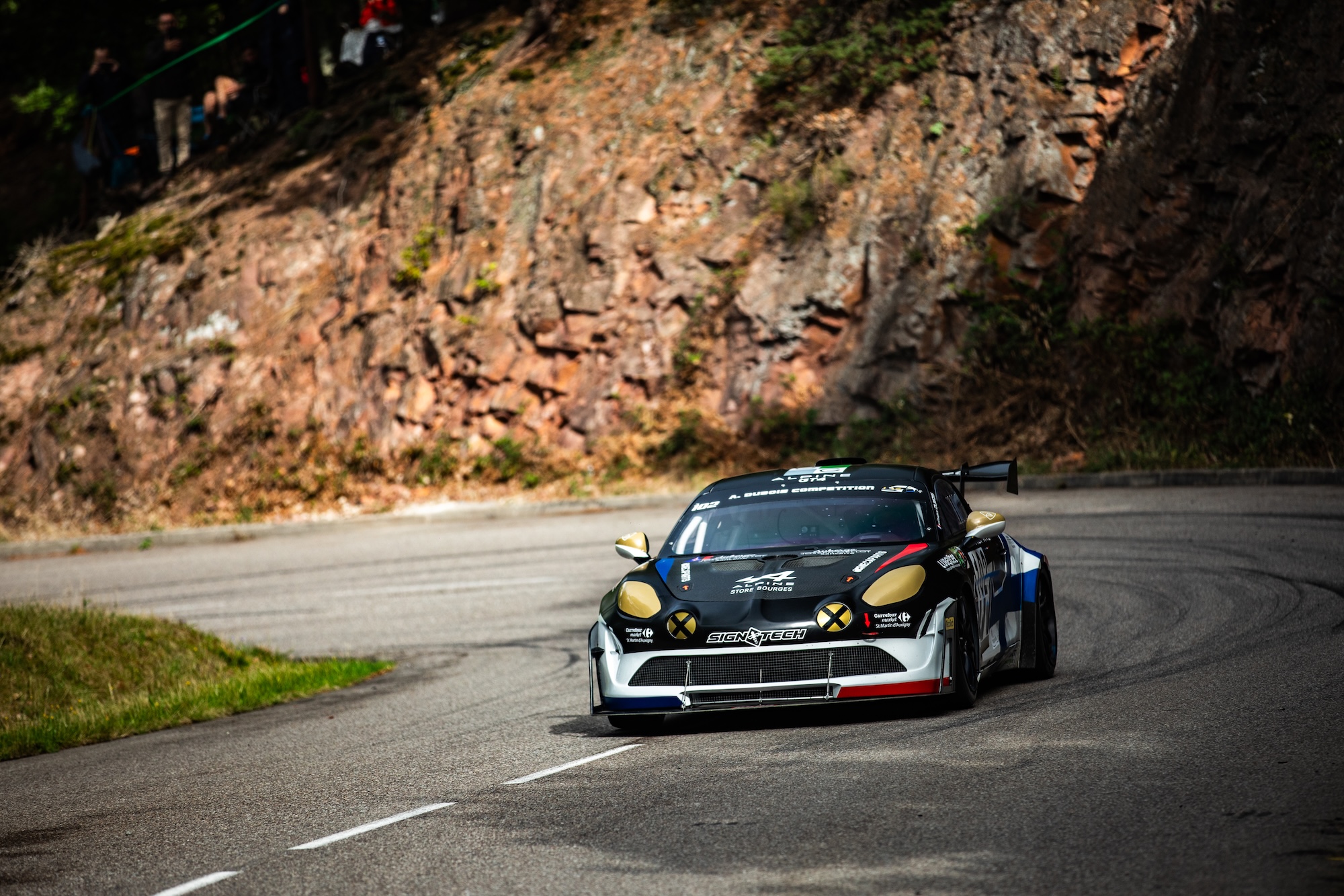 Anthony Dubois Sacré Champion De France De La Montagne Production Avec L’alpine A110 Evo 26 Anthony Dubois Au Volant De L’alpine A110 Evo Lors De La Course De Côte De Turckheim – 3 Épis, Épreuve Décisive Du Championnat De France De La Montagne 2025