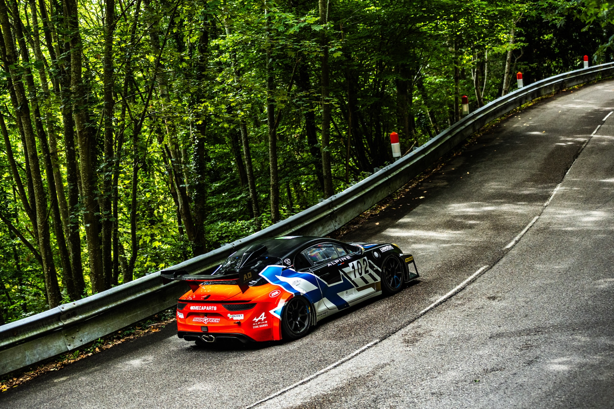 Anthony Dubois Sacré Champion De France De La Montagne Production Avec L’alpine A110 Evo 17 Anthony Dubois Au Volant De L’alpine A110 Evo Lors De La Course De Côte De Turckheim – 3 Épis, Épreuve Décisive Du Championnat De France De La Montagne 2025