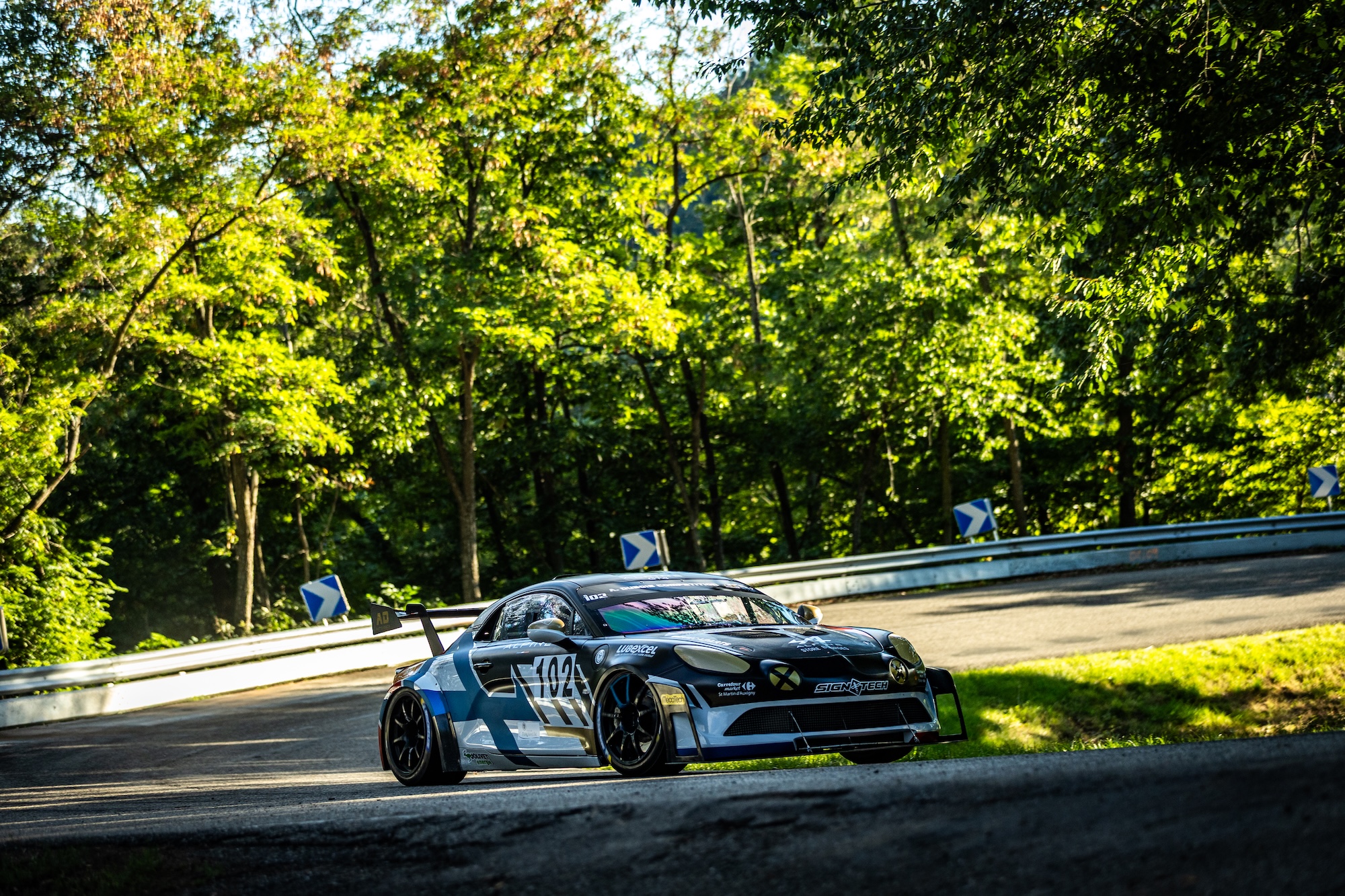 Anthony Dubois Sacré Champion De France De La Montagne Production Avec L’alpine A110 Evo 13 Anthony Dubois Au Volant De L’alpine A110 Evo Lors De La Course De Côte De Turckheim – 3 Épis, Épreuve Décisive Du Championnat De France De La Montagne 2025