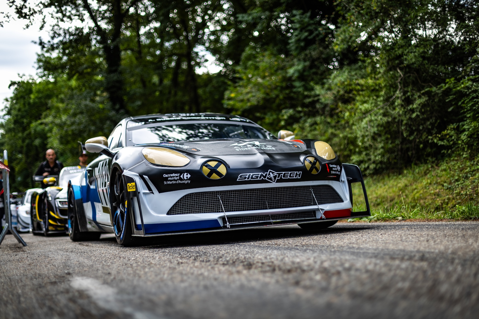Anthony Dubois Sacré Champion De France De La Montagne Production Avec L’alpine A110 Evo 11 Anthony Dubois Au Volant De L’alpine A110 Evo Lors De La Course De Côte De Turckheim – 3 Épis, Épreuve Décisive Du Championnat De France De La Montagne 2025