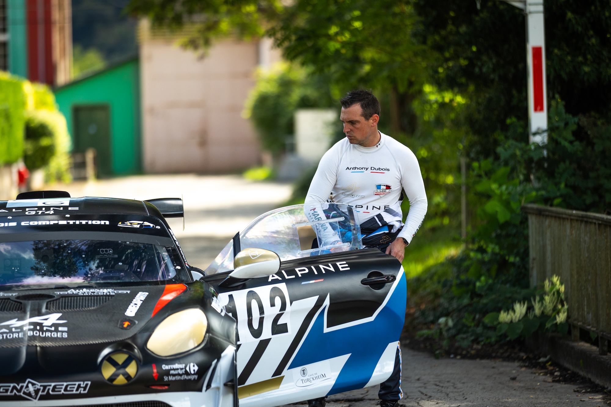 Anthony Dubois Sacré Champion De France De La Montagne Production Avec L’alpine A110 Evo 7 Anthony Dubois Au Volant De L’alpine A110 Evo Lors De La Course De Côte De Turckheim – 3 Épis, Épreuve Décisive Du Championnat De France De La Montagne 2025