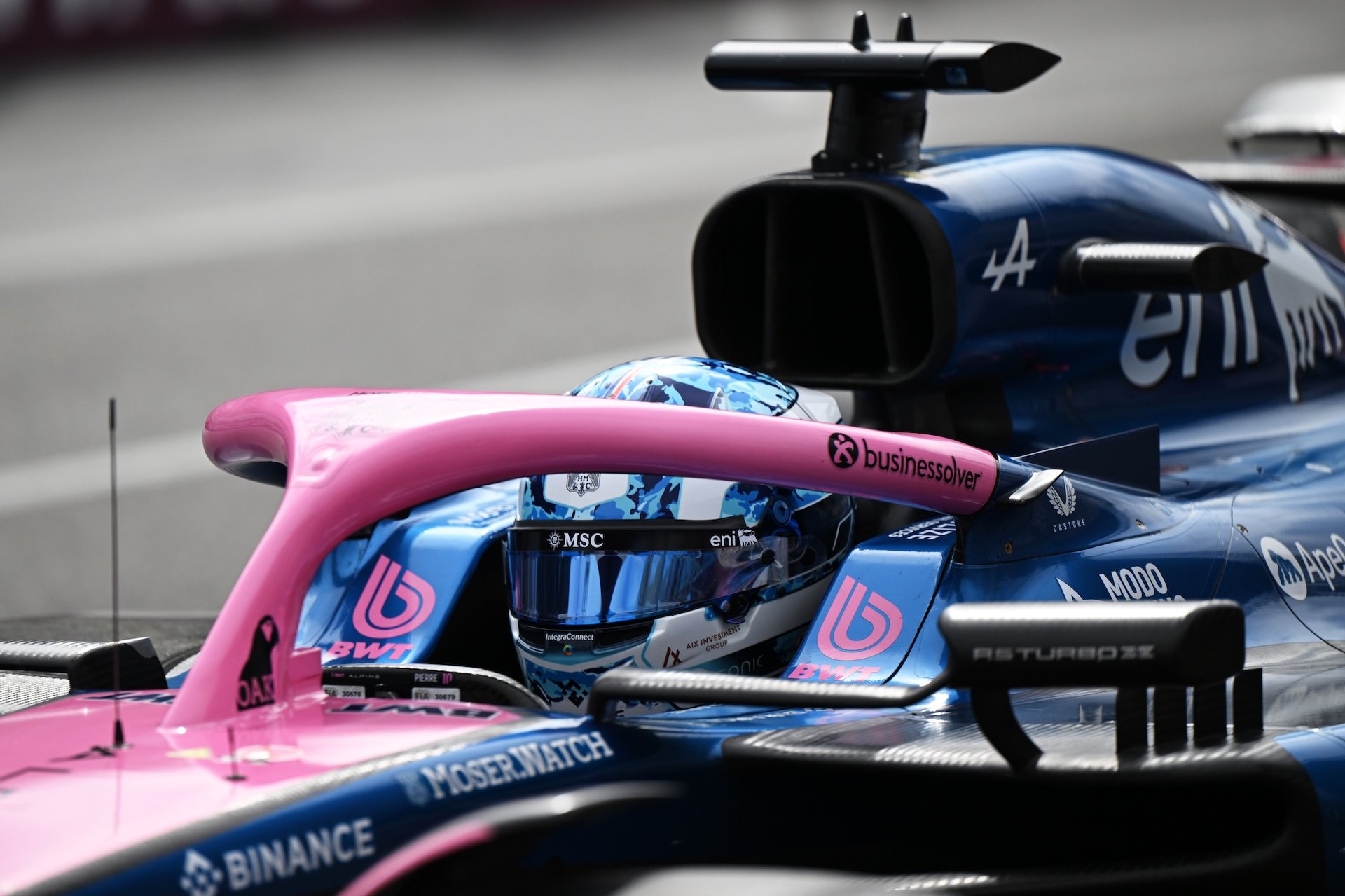 Baku, Azerbaijan - September 21: Pierre Gasly Of France And Alpine F1 Arrives On The Grid Prior To The F1 Grand Prix Of Azerbaijan At Baku City Circuit On September 21, 2025 In Baku, Azerbaijan. (Photo By Sam Bagnall/Sutton Images)
