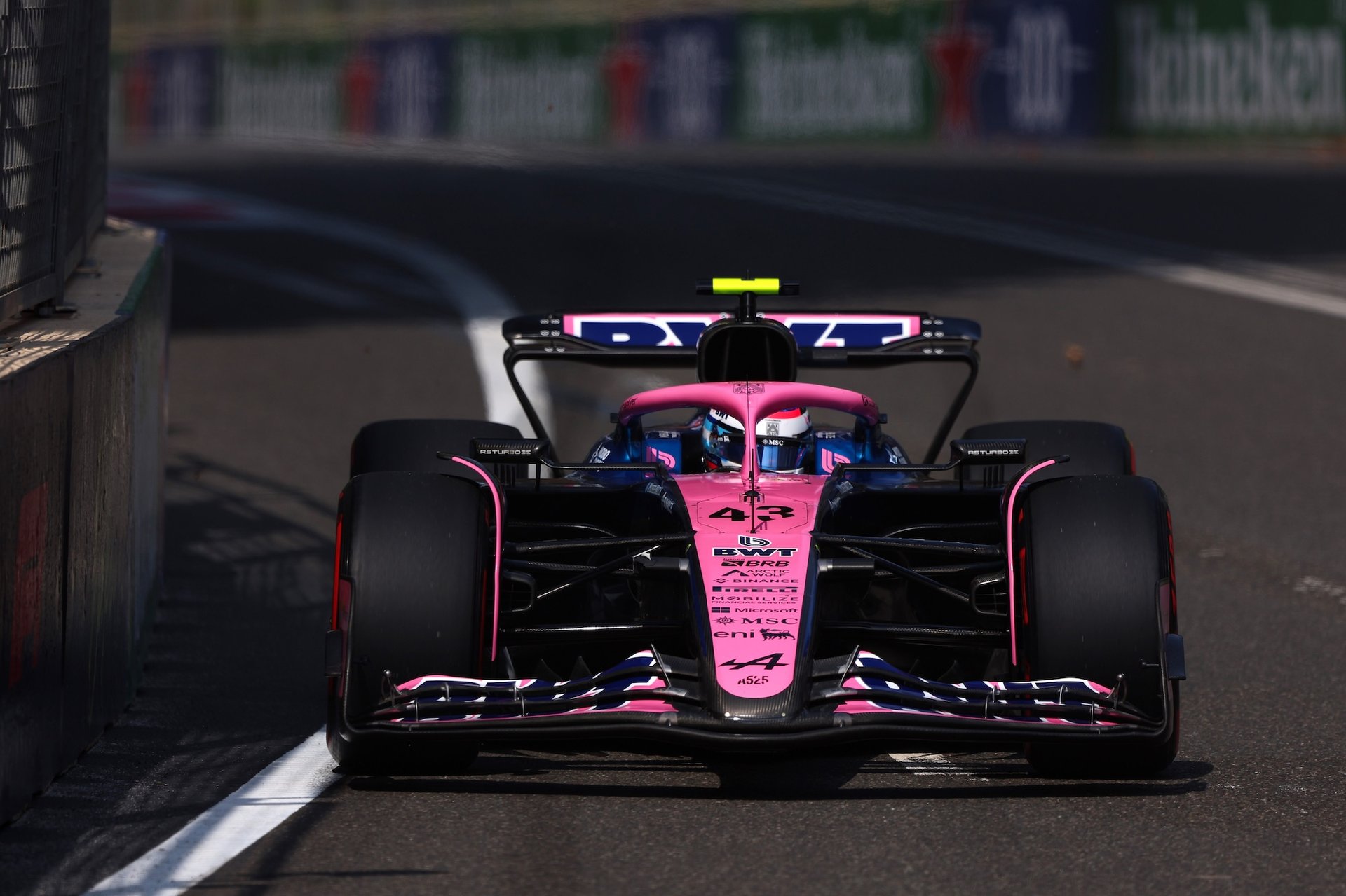 Baku, Azerbaijan - September 19: Franco Colapinto Of Argentina Driving The (43) Alpine F1 A525 Renault On Track During Practice Ahead Of The F1 Grand Prix Of Azerbaijan At Baku City Circuit On September 19, 2025 In Baku, Azerbaijan. (Photo By Andy Hone/Lat Images)