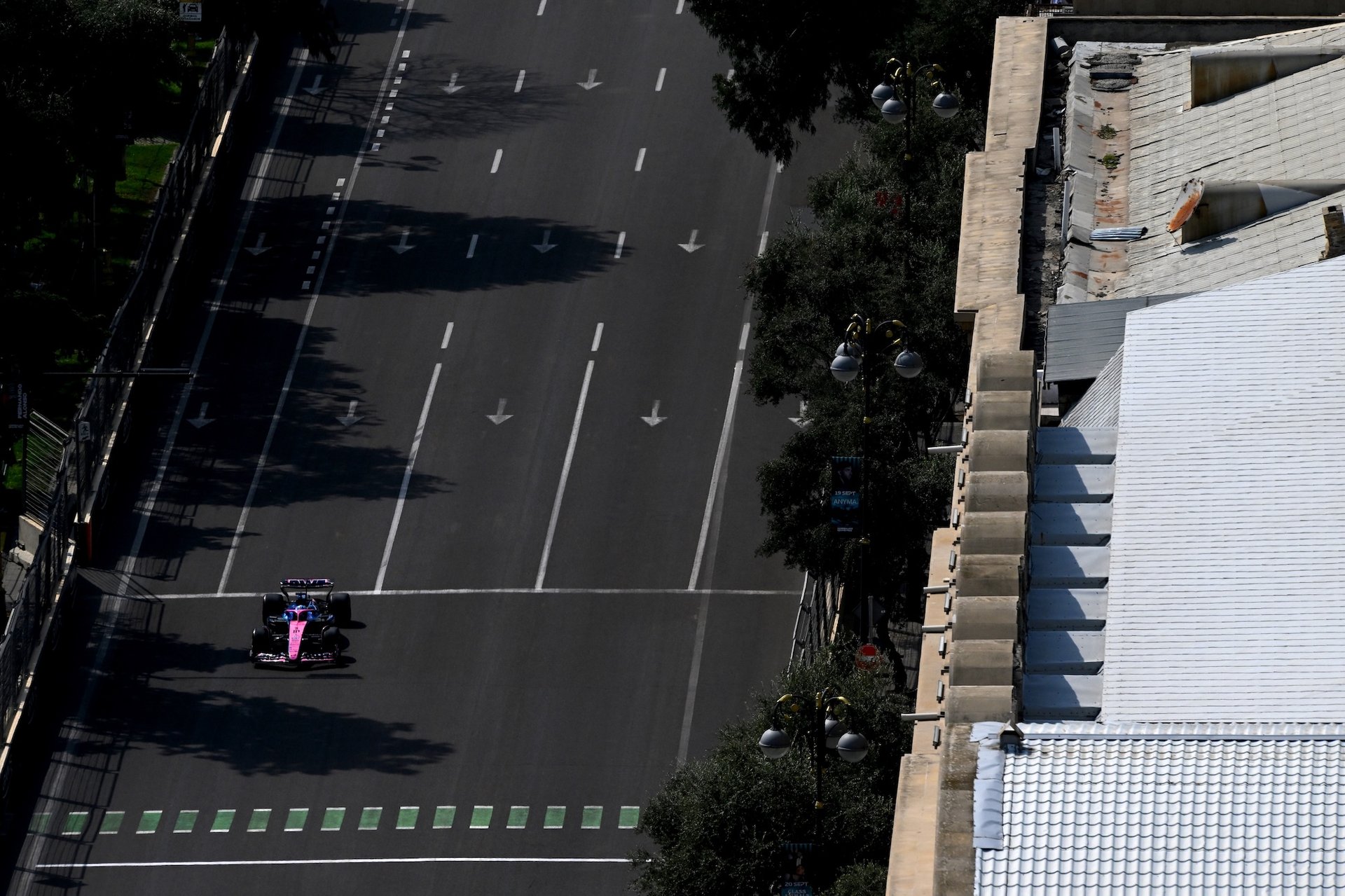 Baku, Azerbaijan - September 19: Pierre Gasly Of France Driving The (10) Alpine F1 A525 Renault On Track During Practice Ahead Of The F1 Grand Prix Of Azerbaijan At Baku City Circuit On September 19, 2025 In Baku, Azerbaijan. (Photo By Rudy Carezzevoli/Getty Images)