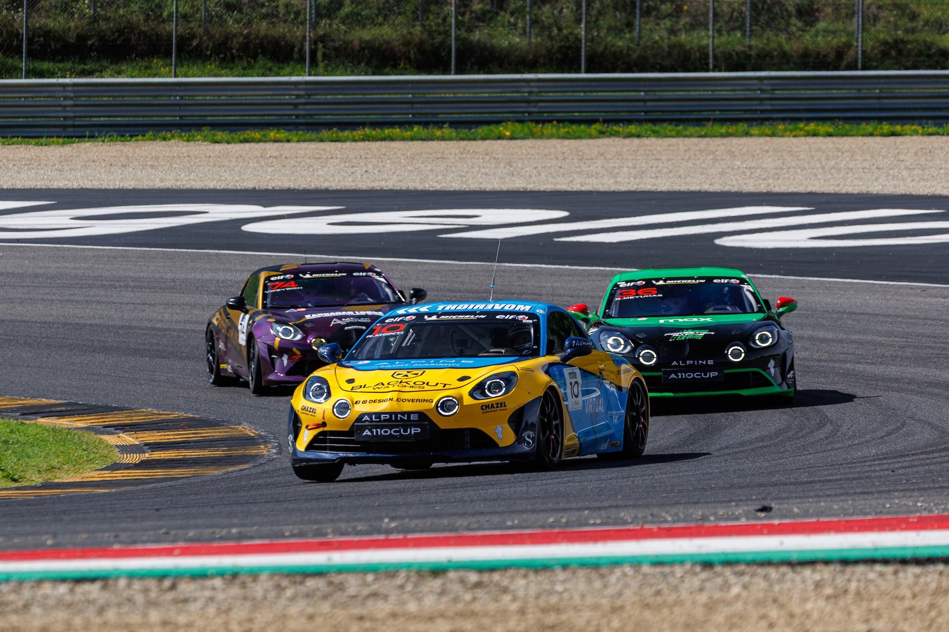 10 Monti Romain (Fra), Chazel Technologie Course, Alpine Elf Cup Series, Action During The 5Th Round Of The Alpine Elf Cup Series 2025, From September 5 To 7, 2025 On The Autodromo Internazionale Del Mugello, In Scarperia E San Piero, Italy - Photo / Dppi