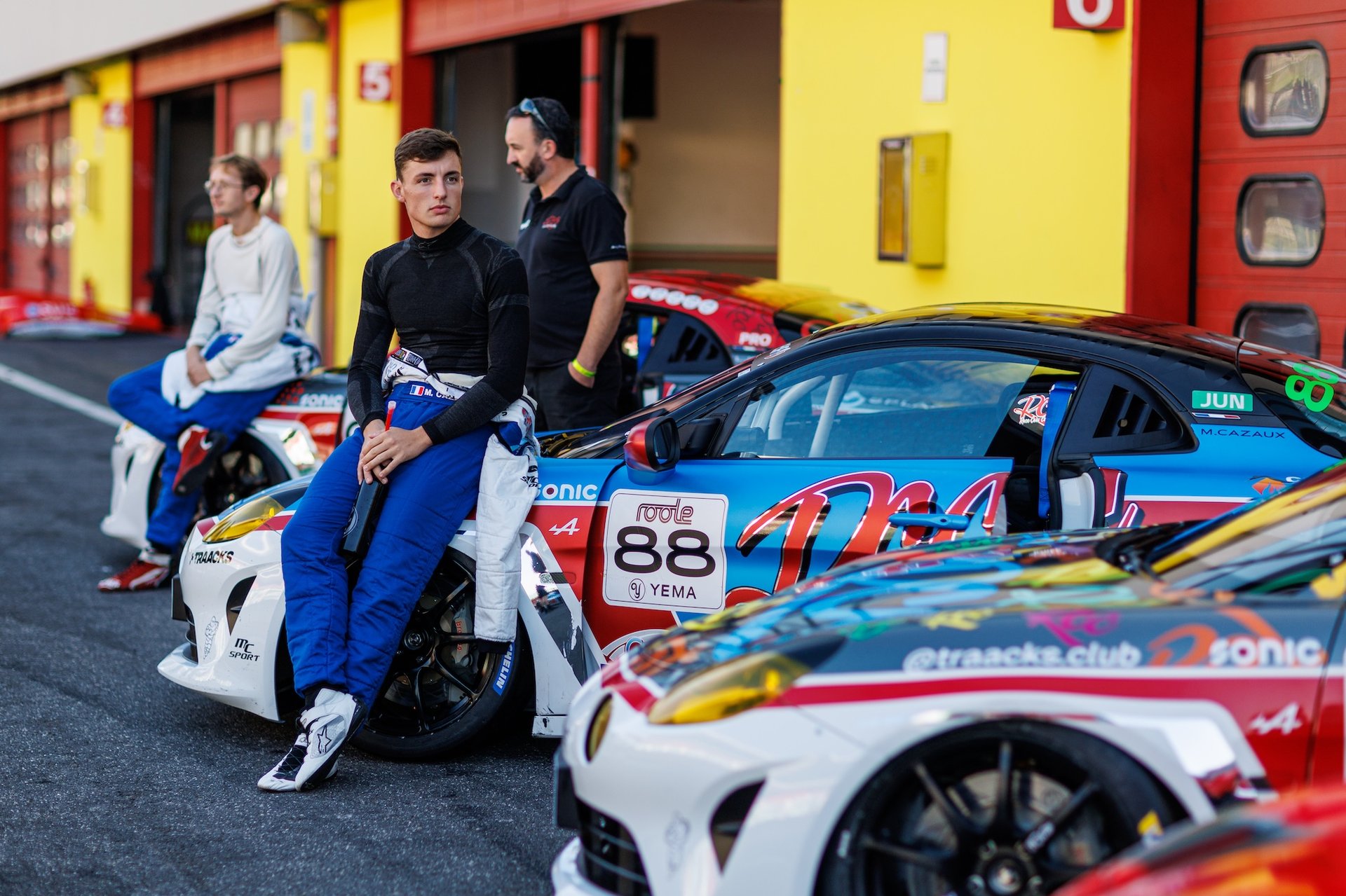 88 Cazaux Mathias (Fra), Race Cars Consulting, Alpine Elf Cup Series, Action During The 5Th Round Of The Alpine Elf Cup Series 2025, From September 5 To 7, 2025 On The Autodromo Internazionale Del Mugello, In Scarperia E San Piero, Italy - Photo / Dppi