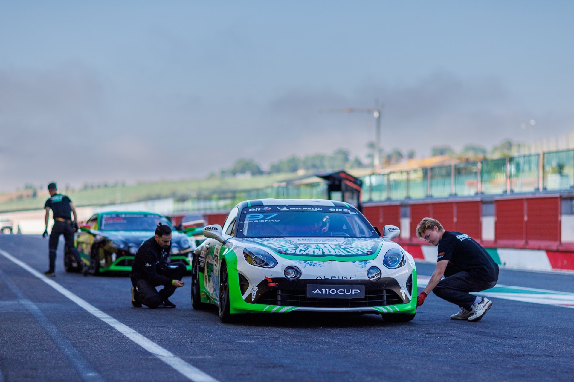 97 Ovsienko Ivan (Kgz), Chazel Technologie Course, Alpine Elf Cup Series, Action During The 5Th Round Of The Alpine Elf Cup Series 2025, From September 5 To 7, 2025 On The Autodromo Internazionale Del Mugello, In Scarperia E San Piero, Italy - Photo / Dppi