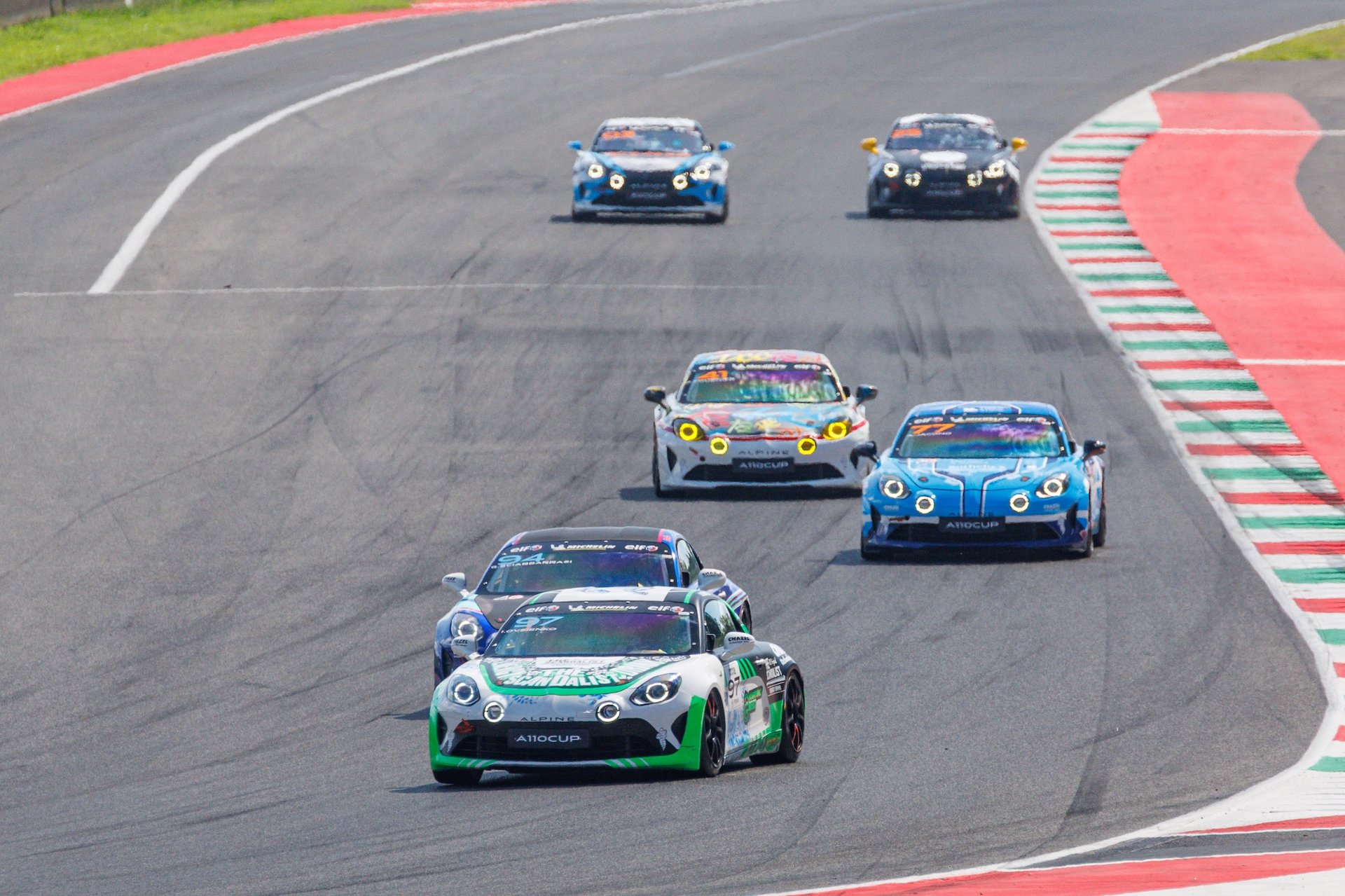 97 Ovsienko Ivan (Kgz), Chazel Technologie Course, Alpine Elf Cup Series, Action During The 5Th Round Of The Alpine Elf Cup Series 2025, From September 5 To 7, 2025 On The Autodromo Internazionale Del Mugello, In Scarperia E San Piero, Italy - Photo Alexandre Guillaumot / Dppi