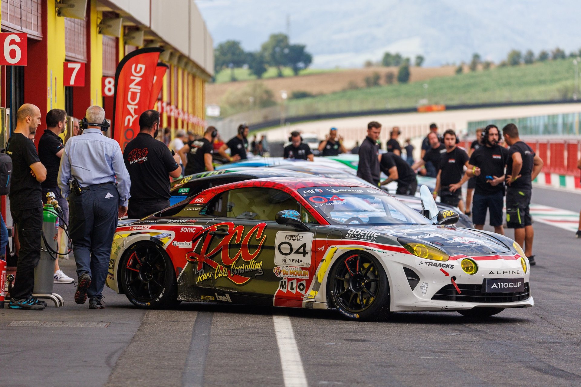 04 Jousset Léo (Fra), Race Cars Consulting, Alpine Elf Cup Series, Action During The 5Th Round Of The Alpine Elf Cup Series 2025, From September 5 To 7, 2025 On The Autodromo Internazionale Del Mugello, In Scarperia E San Piero, Italy - Photo Alexandre Guillaumot / Dppi