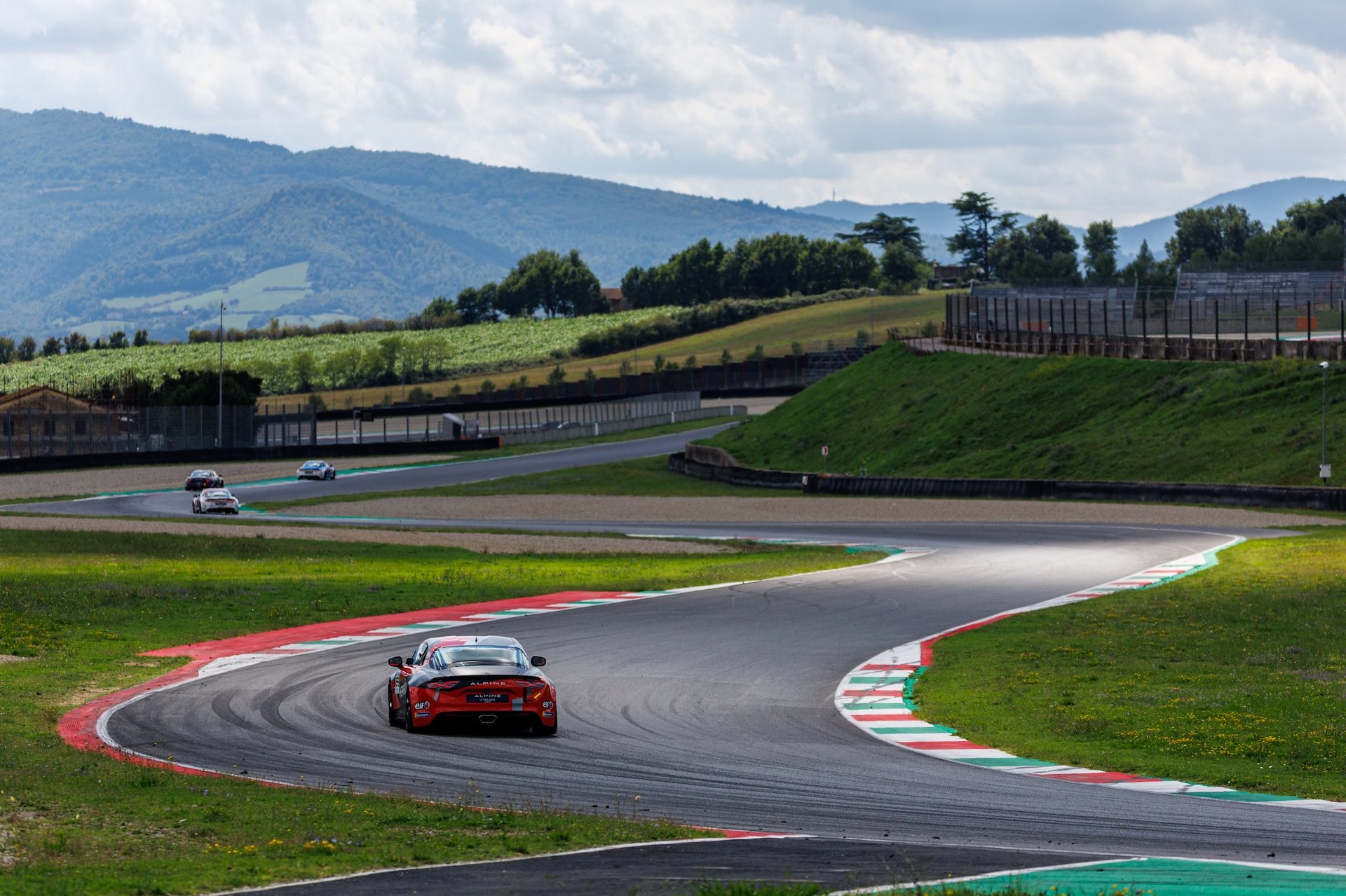 85 Bossy Thibaut (Fra), Herrero Racing, Alpine Elf Cup Series, Action During The 5Th Round Of The Alpine Elf Cup Series 2025, From September 5 To 7, 2025 On The Autodromo Internazionale Del Mugello, In Scarperia E San Piero, Italy - Photo Alexandre Guillaumot / Dppi