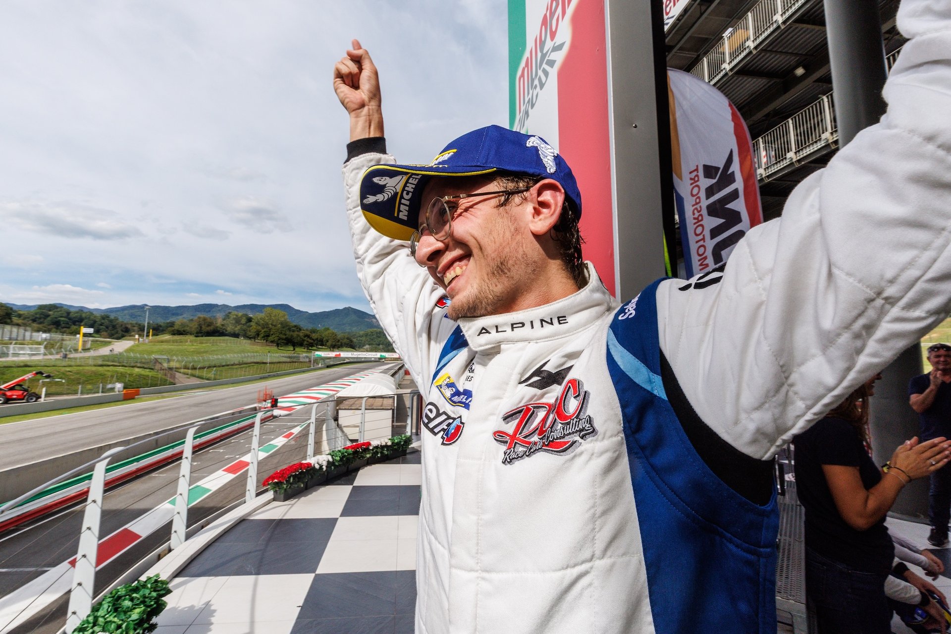 Jousset Léo (Fra), Race Cars Consulting, Alpine Elf Cup Series, Portrait During The 5Th Round Of The Alpine Elf Cup Series 2025, From September 5 To 7, 2025 On The Autodromo Internazionale Del Mugello, In Scarperia E San Piero, Italy - Photo Alex Guillaumot / Dppi