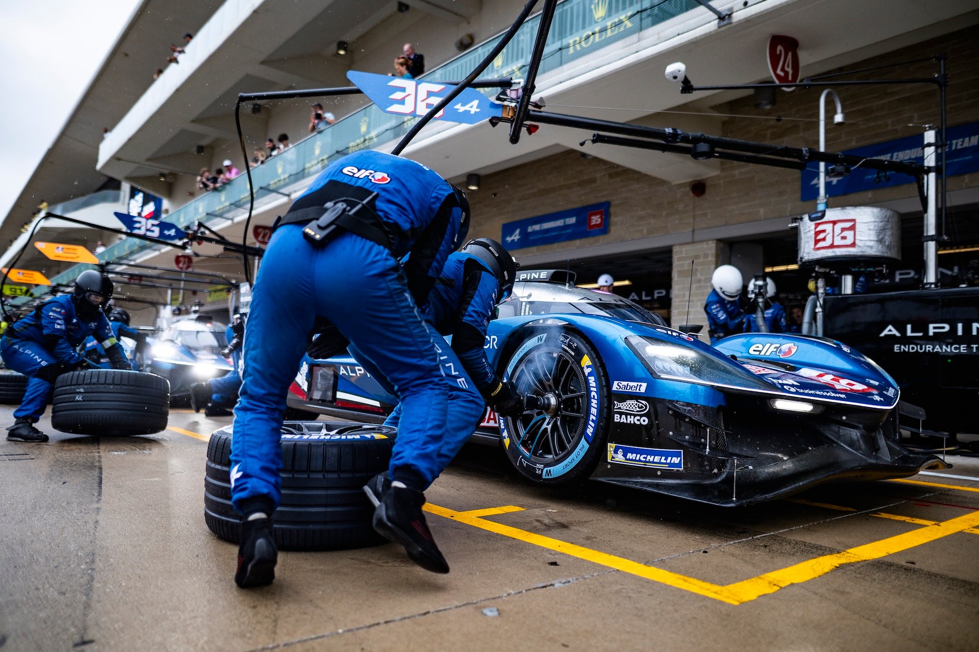 Hypercar Wec : António Félix Da Costa Pressenti Chez Alpine Endurance Team En 2026 5 36 Makowiecki Frédéric (Fra), Gounon Jules (Fra), Schumacher Mick (Ger), Alpine Endurance Team, Alpine A424 #36, Hypercar, Pitstop, Arrêt Aux Stands During The Lone Star Le Mans 2025, 6Th Round Of The 2025 Fia World Endurance Championship, From September 5 To 7, 2025 On The Circuit Of The Americas In Austin, Texas, United States Of America - Photo Thomas Fenetre / Dppi