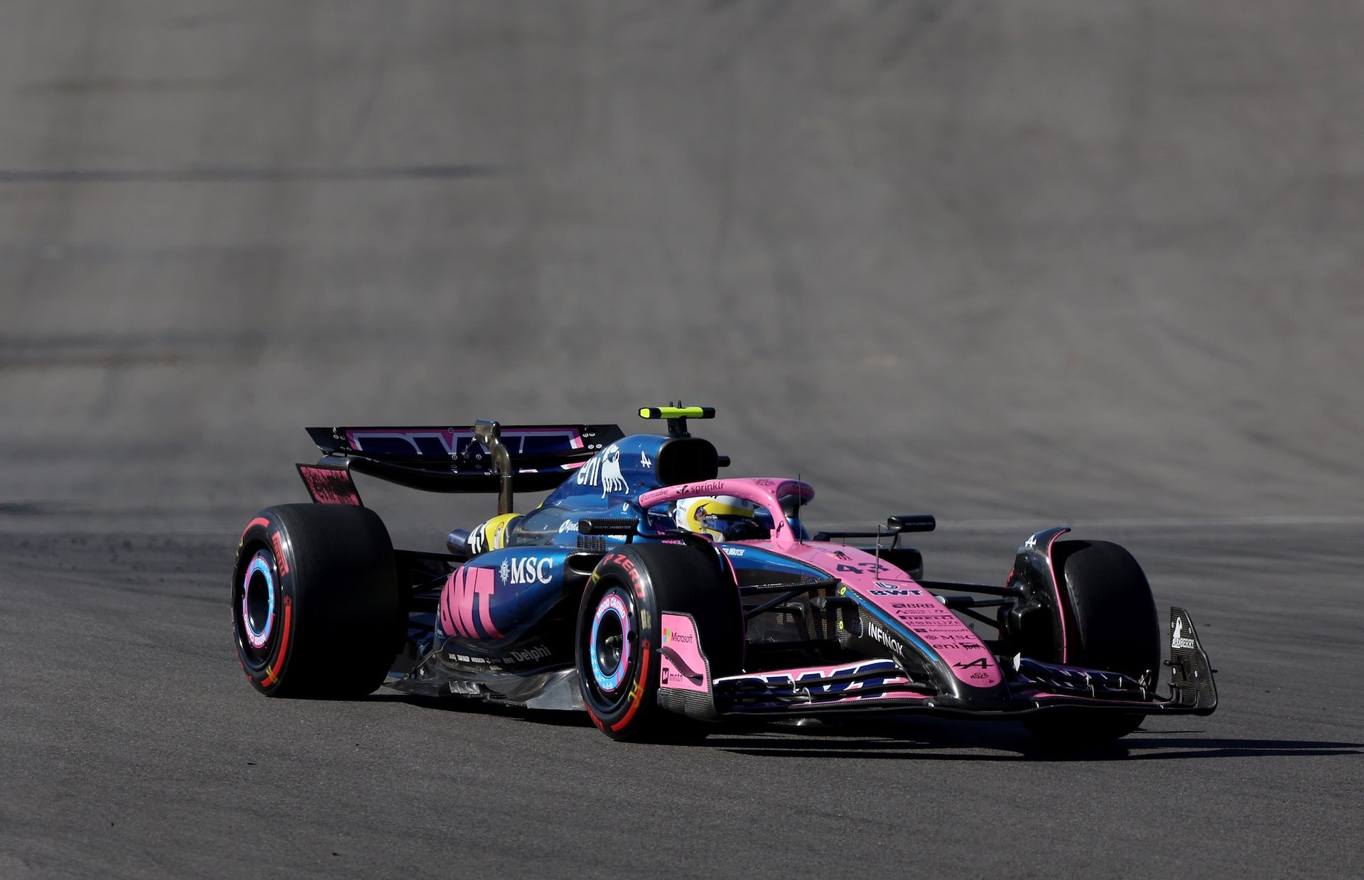 Austin, Texas - October 19: Franco Colapinto Of Argentina Driving The (43) Alpine F1 A525 Renault On Track During The F1 Grand Prix Of United States At Circuit Of The Americas On October 19, 2025 In Austin, Texas. (Photo By Andy Hone/Lat Images)