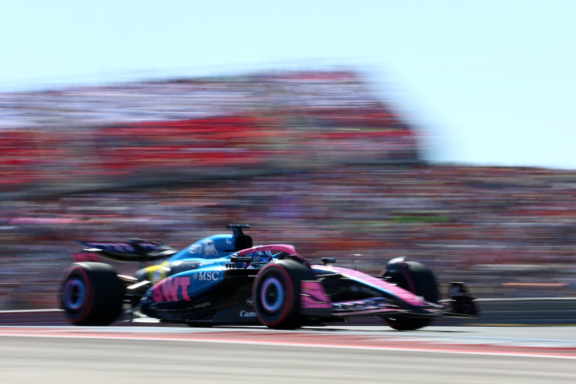 Austin, Texas - October 19: Pierre Gasly Of France Driving The (10) Alpine F1 A525 Renault Heads To The Grid Prior To The F1 Grand Prix Of United States At Circuit Of The Americas On October 19, 2025 In Austin, Texas. (Photo By Clive Rose/Getty Images)