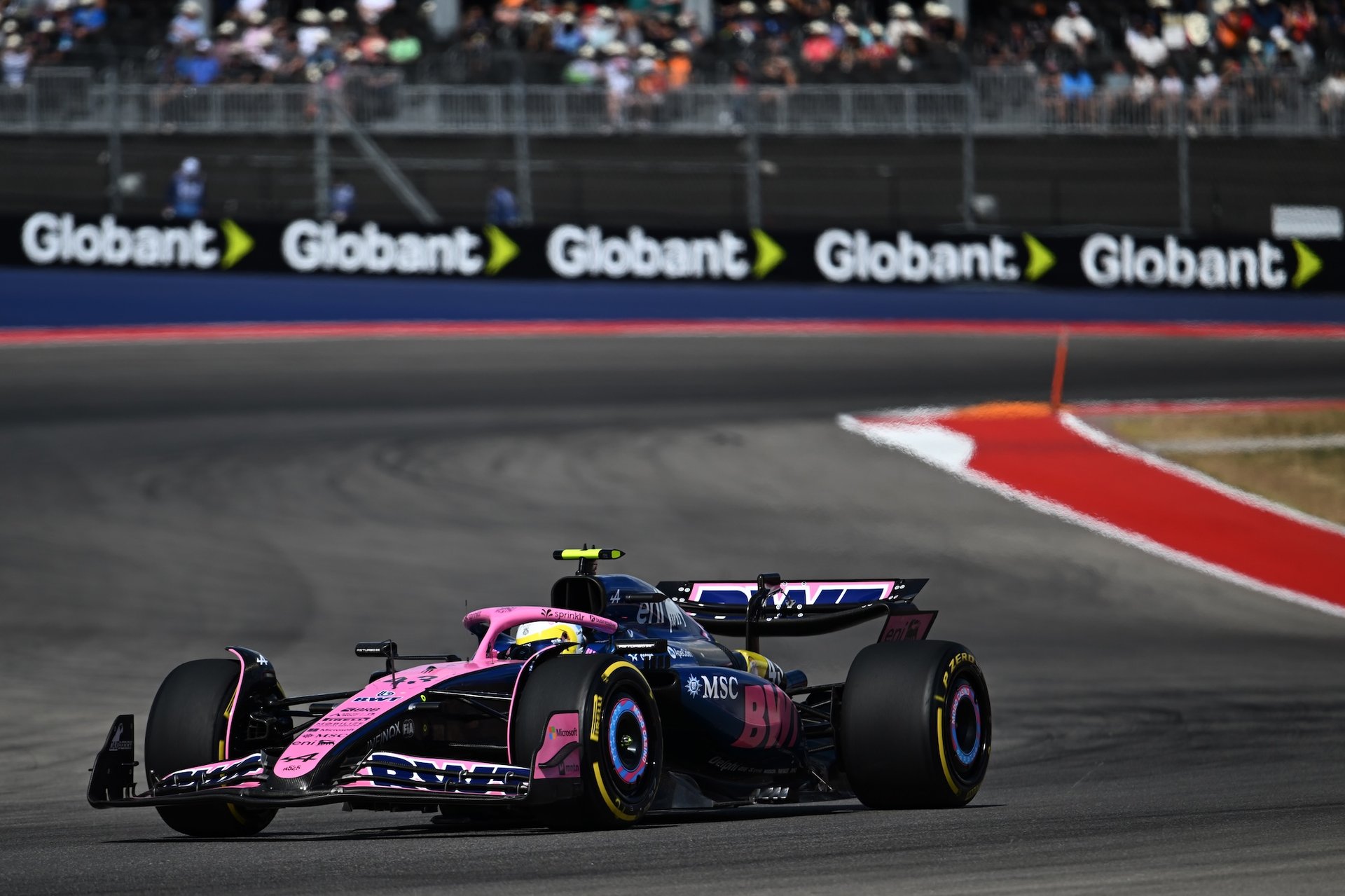 Austin, Texas - October 18: Franco Colapinto Of Argentina Driving The (43) Alpine F1 A525 Renault On Track During The Sprint Ahead Of The F1 Grand Prix Of United States At Circuit Of The Americas On October 18, 2025 In Austin, Texas. (Photo By Simon Galloway/Lat Images)
