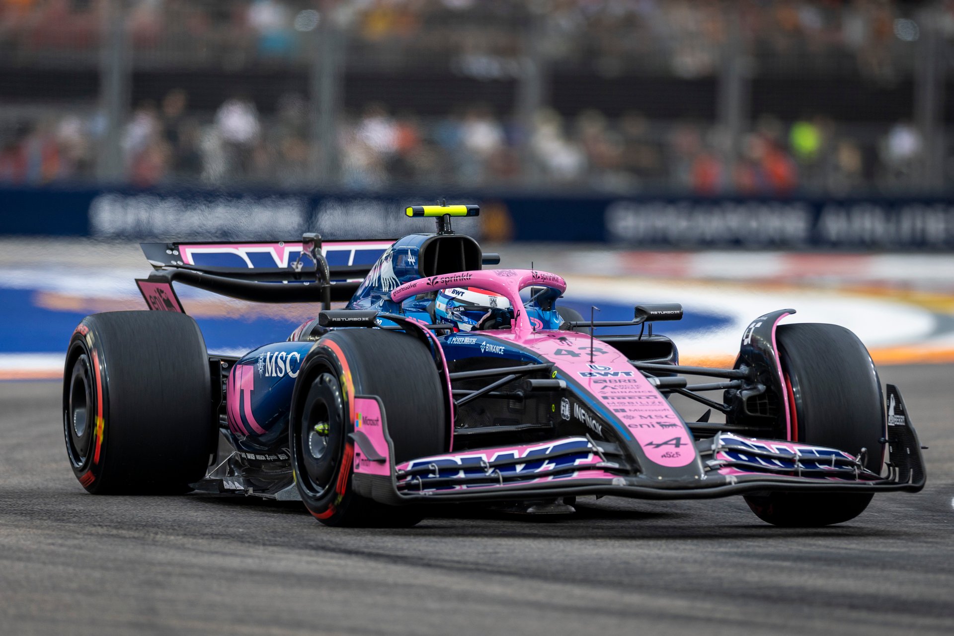 Bwt Alpine Formula One Team Pierre Gasly Franco Colapinto Singapour Qualifications Samedi 2025 F1 