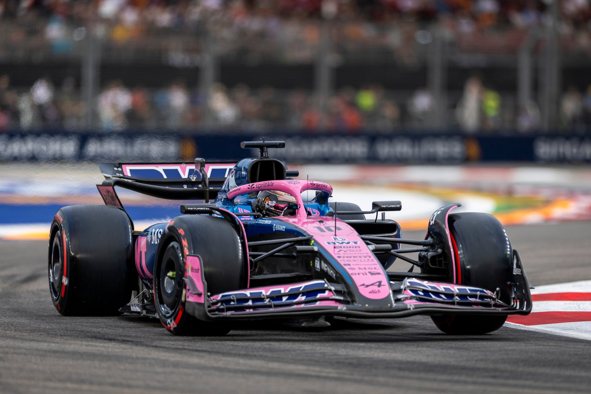 Bwt Alpine Formula One Team Pierre Gasly Franco Colapinto Singapour Qualifications Samedi 2025 F1 