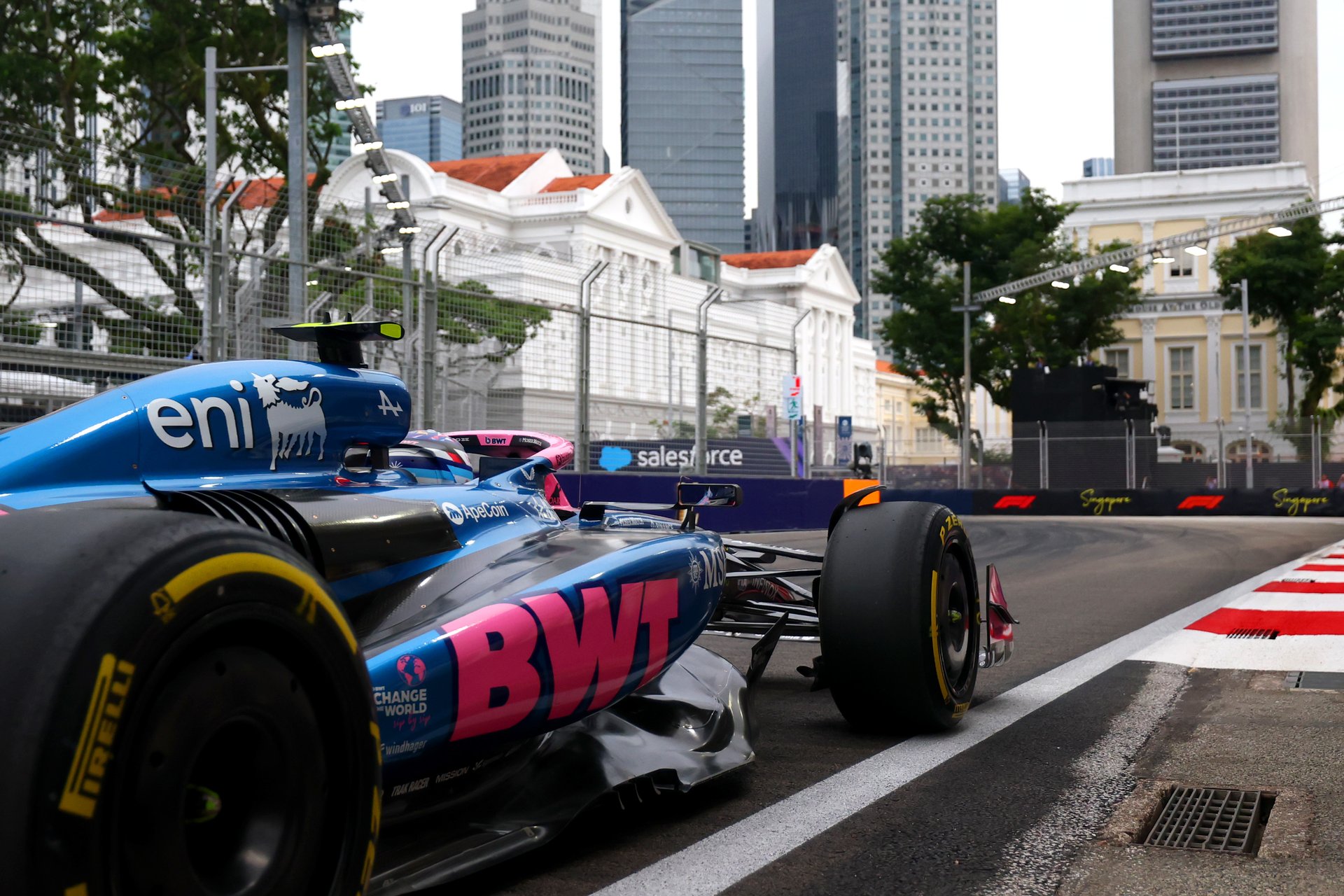 Bwt Alpine Formula One Team Pierre Gasly Franco Colapinto Singapour Qualifications Samedi 2025 F1 