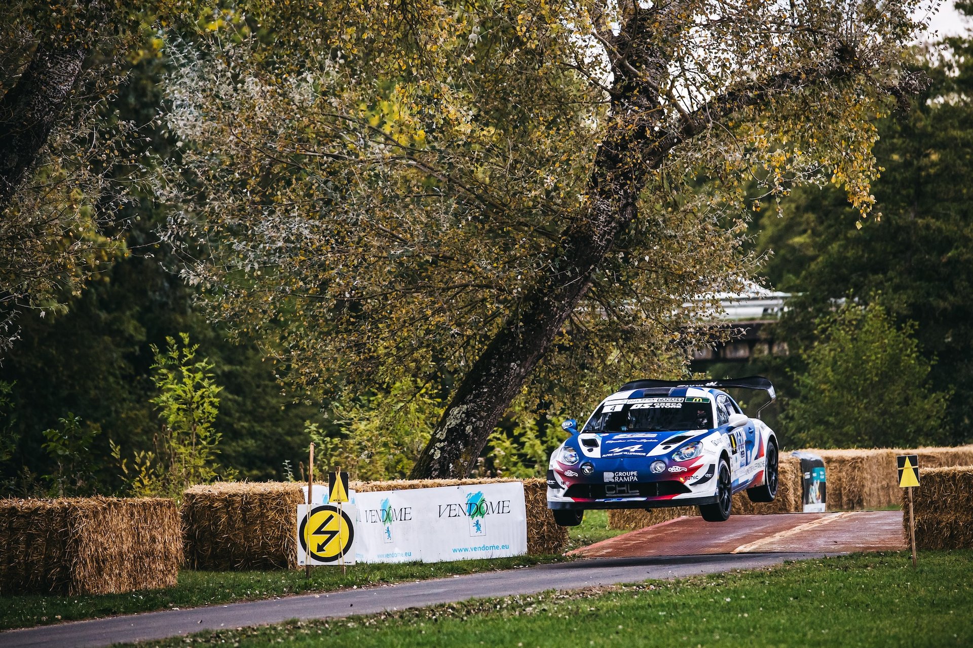 Rallye Cœur De France 04 Astier Raphaël, Giraudet Denis, Alpine A110 Gt+, Chl Sport Auto, Action During The Rallye Coeur De France 2025, 7Th Round Of The Championnat De France Des Rallyes 2025, From September 27 To 28, 2025 In Vendôme, France - Photo Damien Saulnier / Dppi