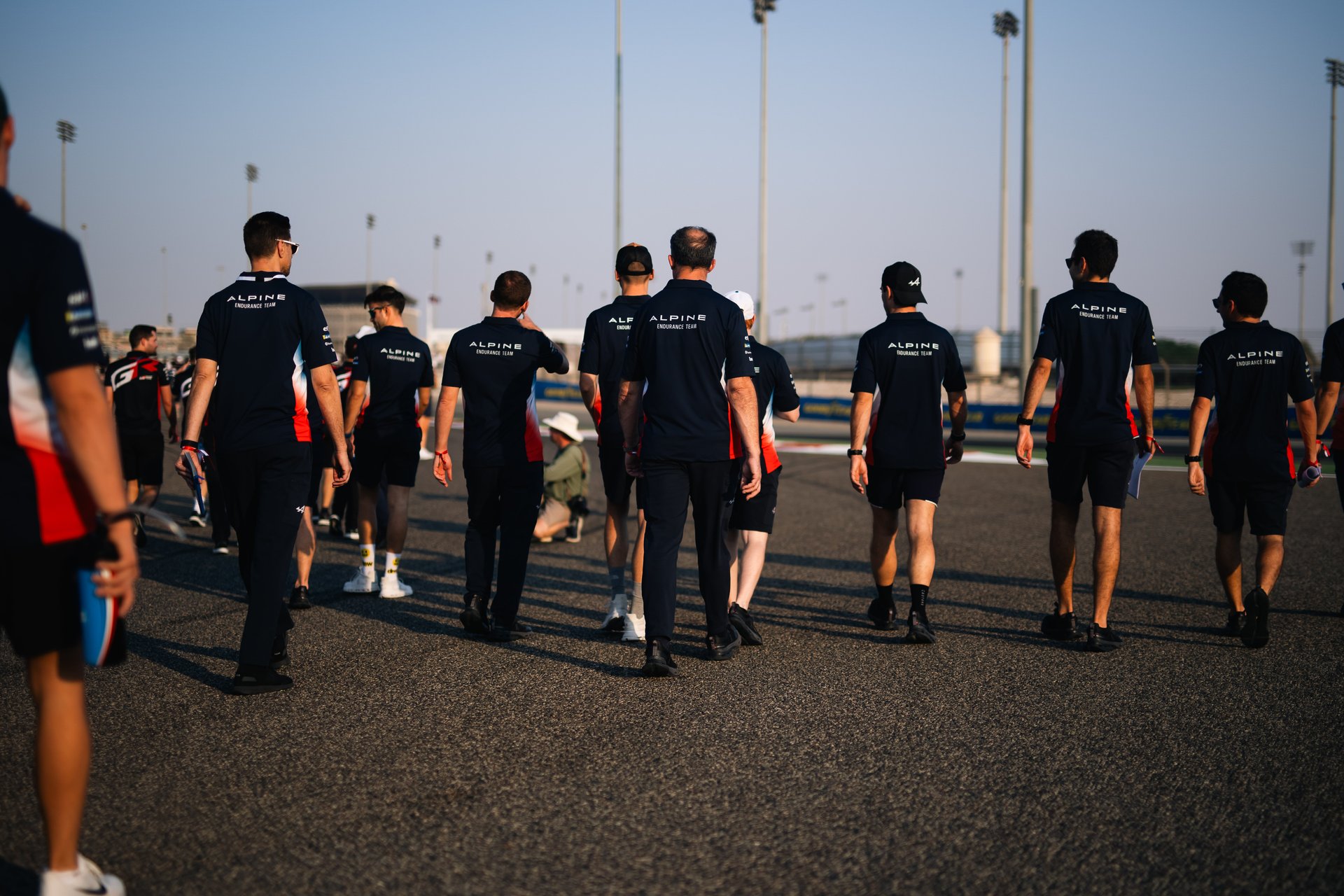 Alpine Endurance Team Track Walk During The 8 Hours Of Bahrain 2025, 8Th Round Of The 2025 Fia World Endurance Championship, From November 6 To 8, 2025 On The Bahrain International Circuit In Sakhir, Bahrain - Photo Joao Filipe / Dppi