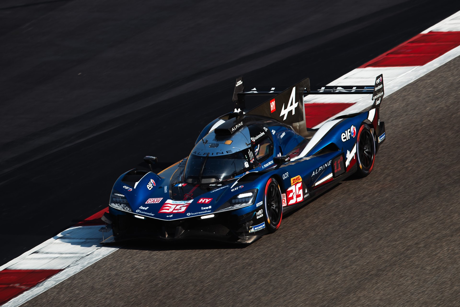 35 Chatin Paul-Loup (Fra), Habsburg Ferdinand (Aut), Milesi Charles (Fra), Alpine Endurance Team, Alpine A424 #35, Hypercar, Action During The 8 Hours Of Bahrain 2025, 8Th Round Of The 2025 Fia World Endurance Championship, From November 6 To 8, 2025 On The Bahrain International Circuit In Sakhir, Bahrain - Photo Joao Filipe / Dppi