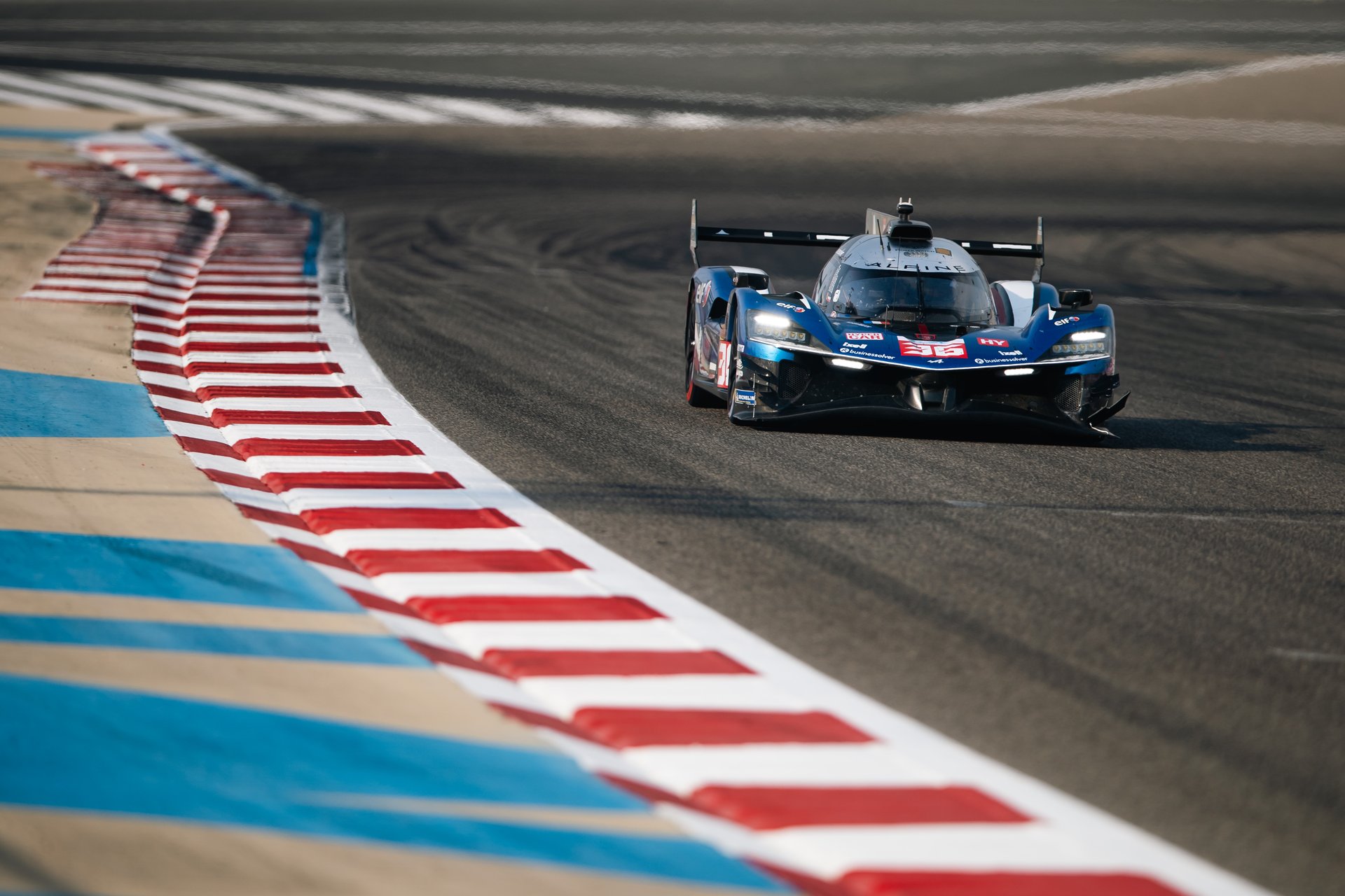 36 Makowiecki Frédéric (Fra), Gounon Jules (Fra), Schumacher Mick (Ger), Alpine Endurance Team, Alpine A424 #36, Hypercar, Action During The 8 Hours Of Bahrain 2025, 8Th Round Of The 2025 Fia World Endurance Championship, From November 6 To 8, 2025 On The Bahrain International Circuit In Sakhir, Bahrain - Photo Joao Filipe / Dppi