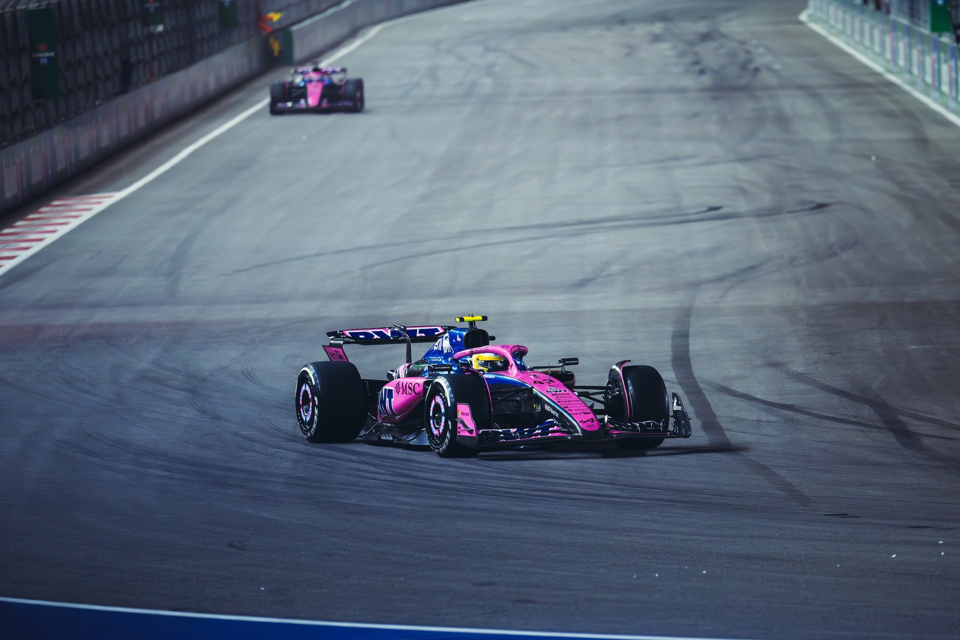 Bwt Alpine Formula One Team Alpine A525 F1 Pierre Gasly Franco Colapinto Grand Prix Las Vegas Course 2025