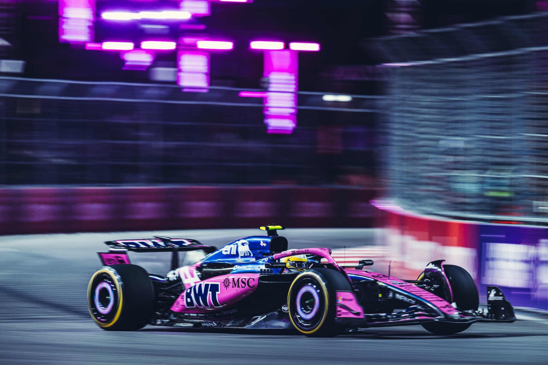 Bwt Alpine Formula One Team Alpine A525 F1 Pierre Gasly Franco Colapinto Grand Prix Las Vegas Essais 2025 - 1