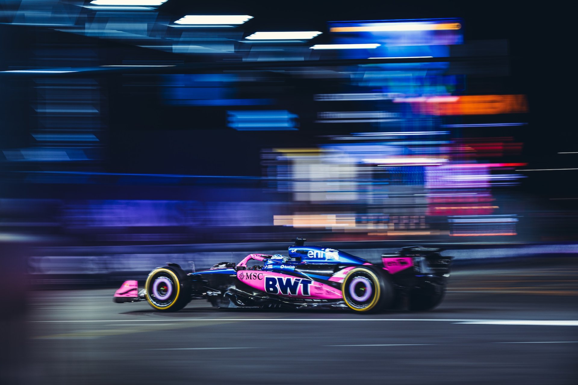 Bwt Alpine Formula One Team Alpine A525 F1 Pierre Gasly Franco Colapinto Grand Prix Las Vegas Essais 2025 - 1