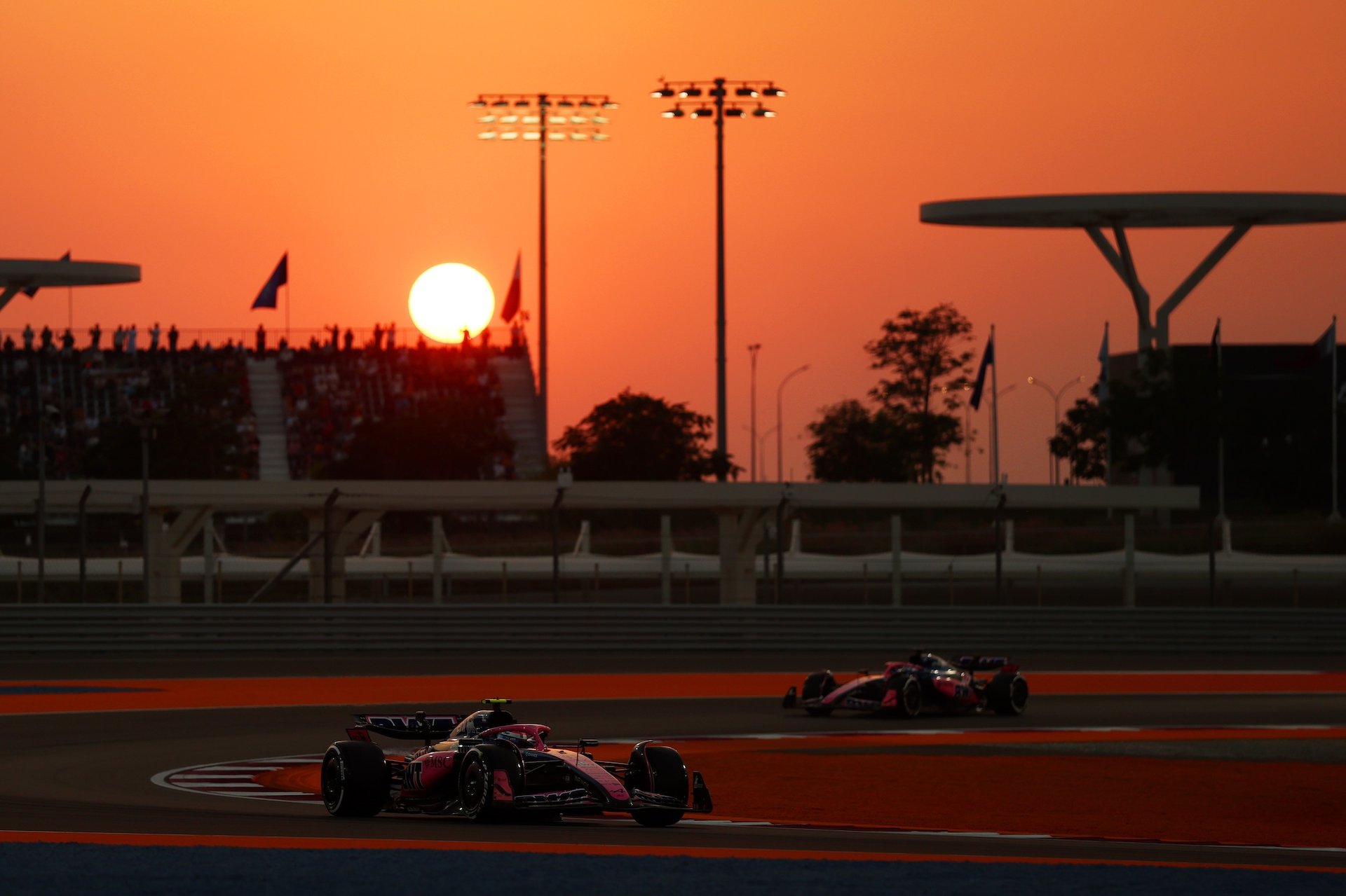 Lusail City, Qatar - November 28: Franco Colapinto Of Argentina Driving The (43) Alpine F1 A525 Renault Leads Pierre Gasly Of France Driving The (10) Alpine F1 A525 Renault On Track During Practice Ahead Of The F1 Grand Prix Of Qatar At Lusail International Circuit On November 28, 2025 In Lusail City, Qatar. (Photo By Mark Thompson/Getty Images)