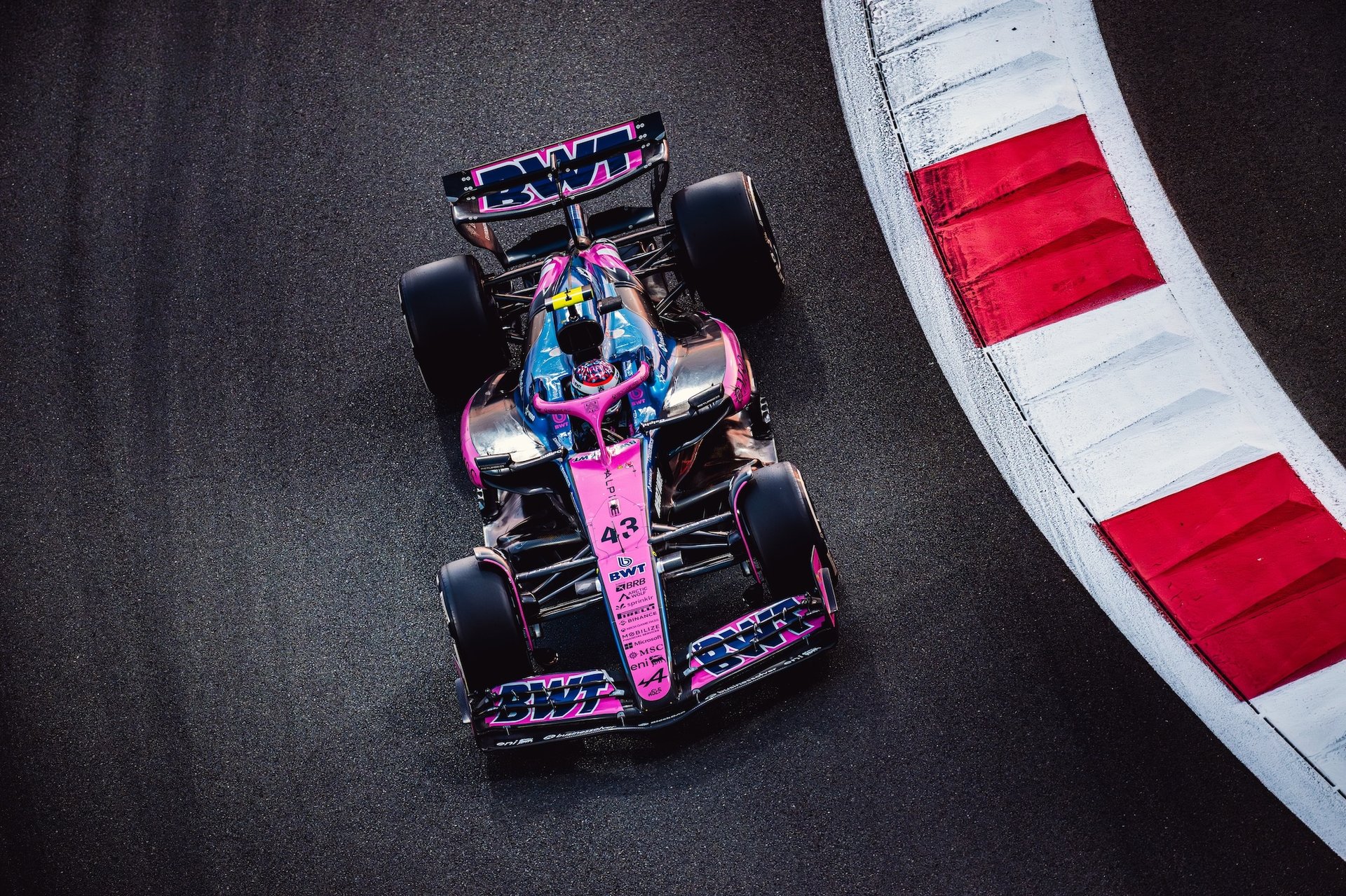 Bwt Alpine Formula One Team F1 A525 Pierre Gasly Franco Colapinto Paul Aron Grand Prix D'Abu Dhabi Essais Vendredi 2025