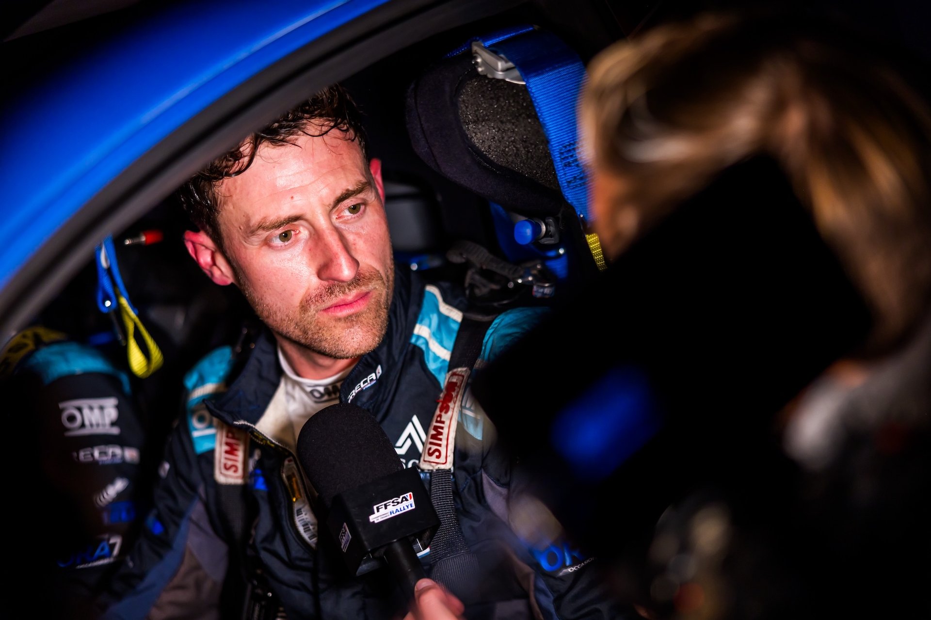 Astier Raphael, Giraudet Denis, Alpine A110 Gt+, Chl Sport Auto, Portrait During The Rallye Du Var 2025, 9Th Round Of The Championnat De France Des Rallyes 2025, From November 28 To 29, 2025 In Sainte-Maxime, France - Photo Bastien Roux / Dppi